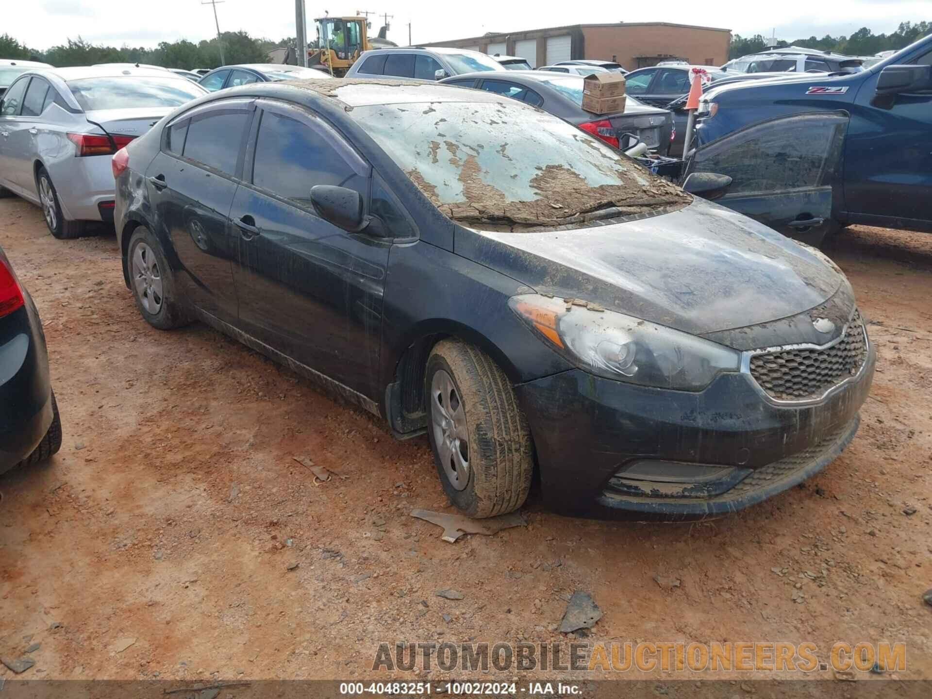 KNAFK4A65E5077792 KIA FORTE 2014