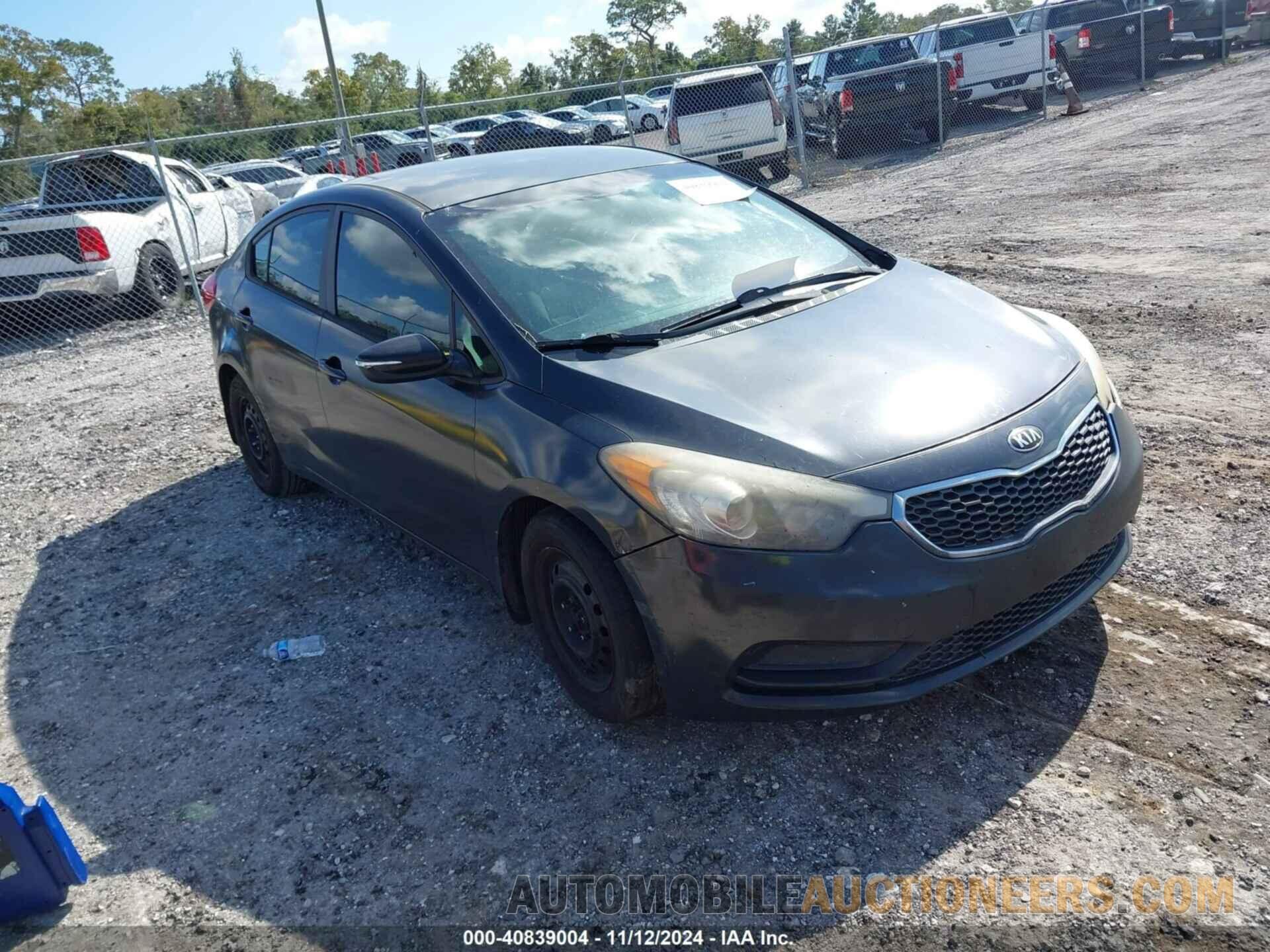 KNAFK4A65F5430646 KIA FORTE 2015