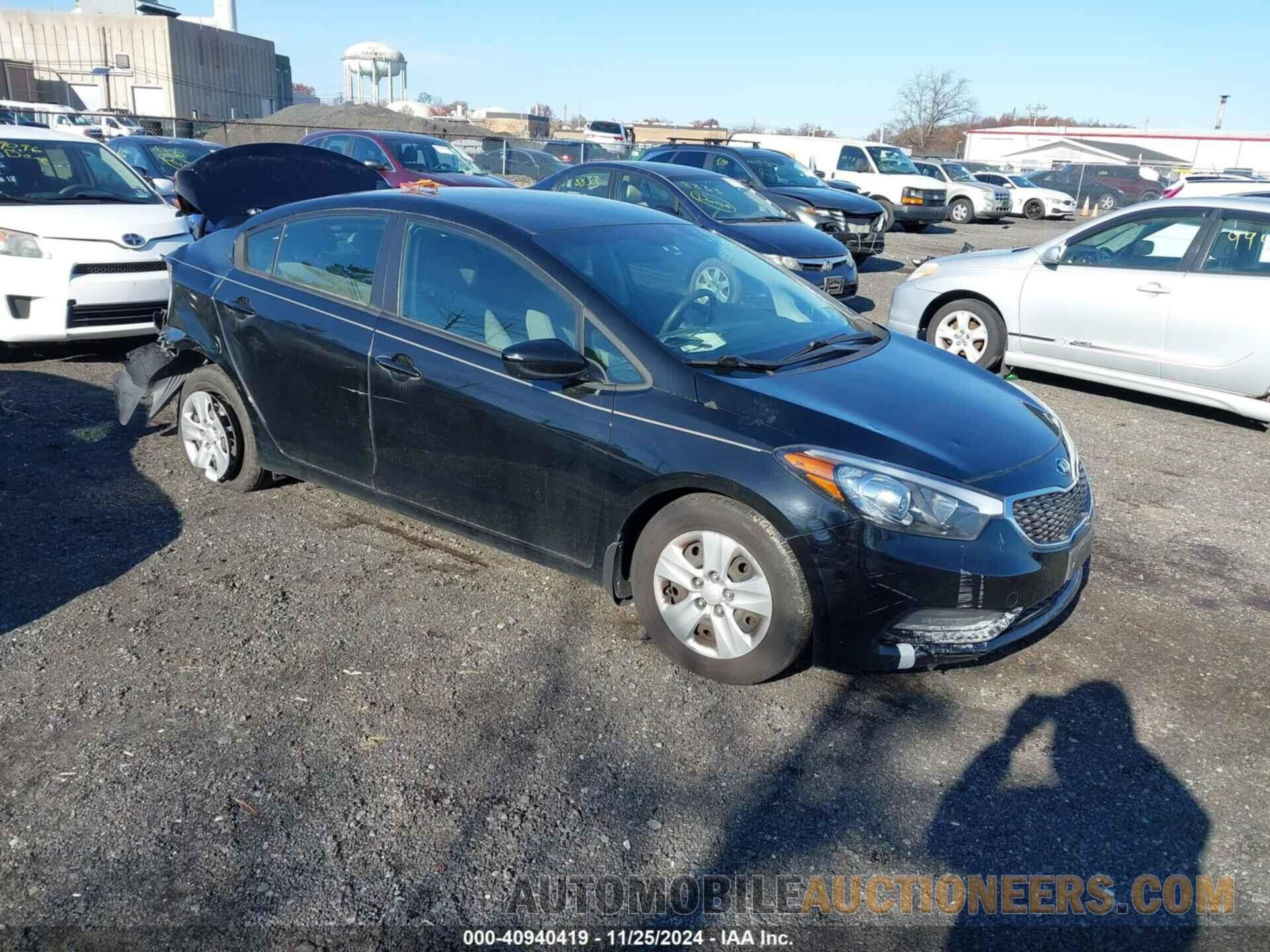 KNAFK4A65G5474972 KIA FORTE 2016