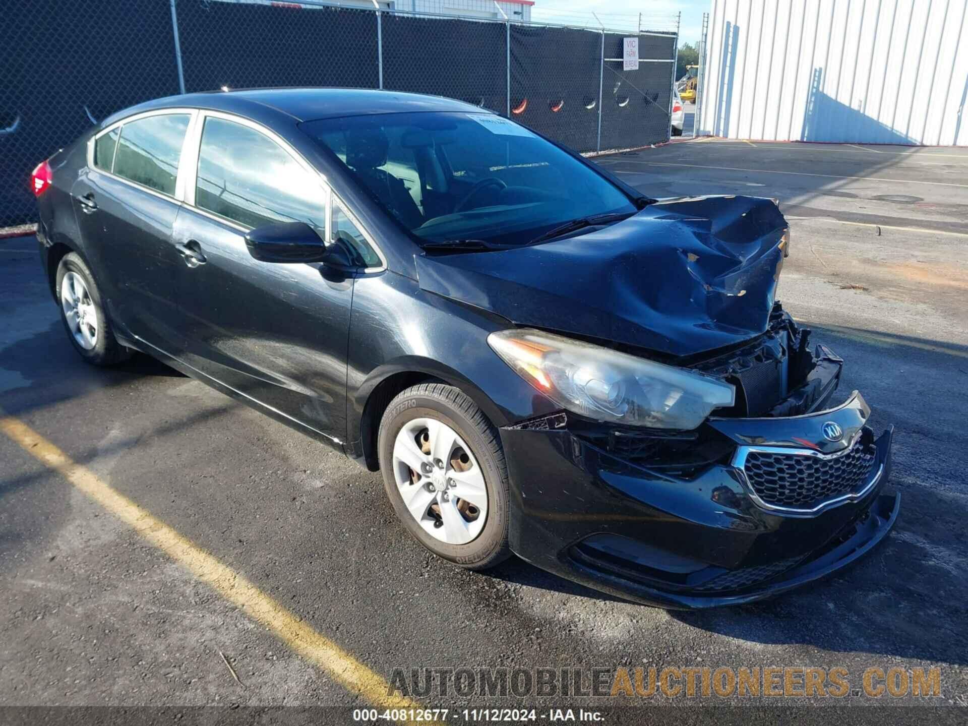 KNAFK4A65G5496597 KIA FORTE 2016