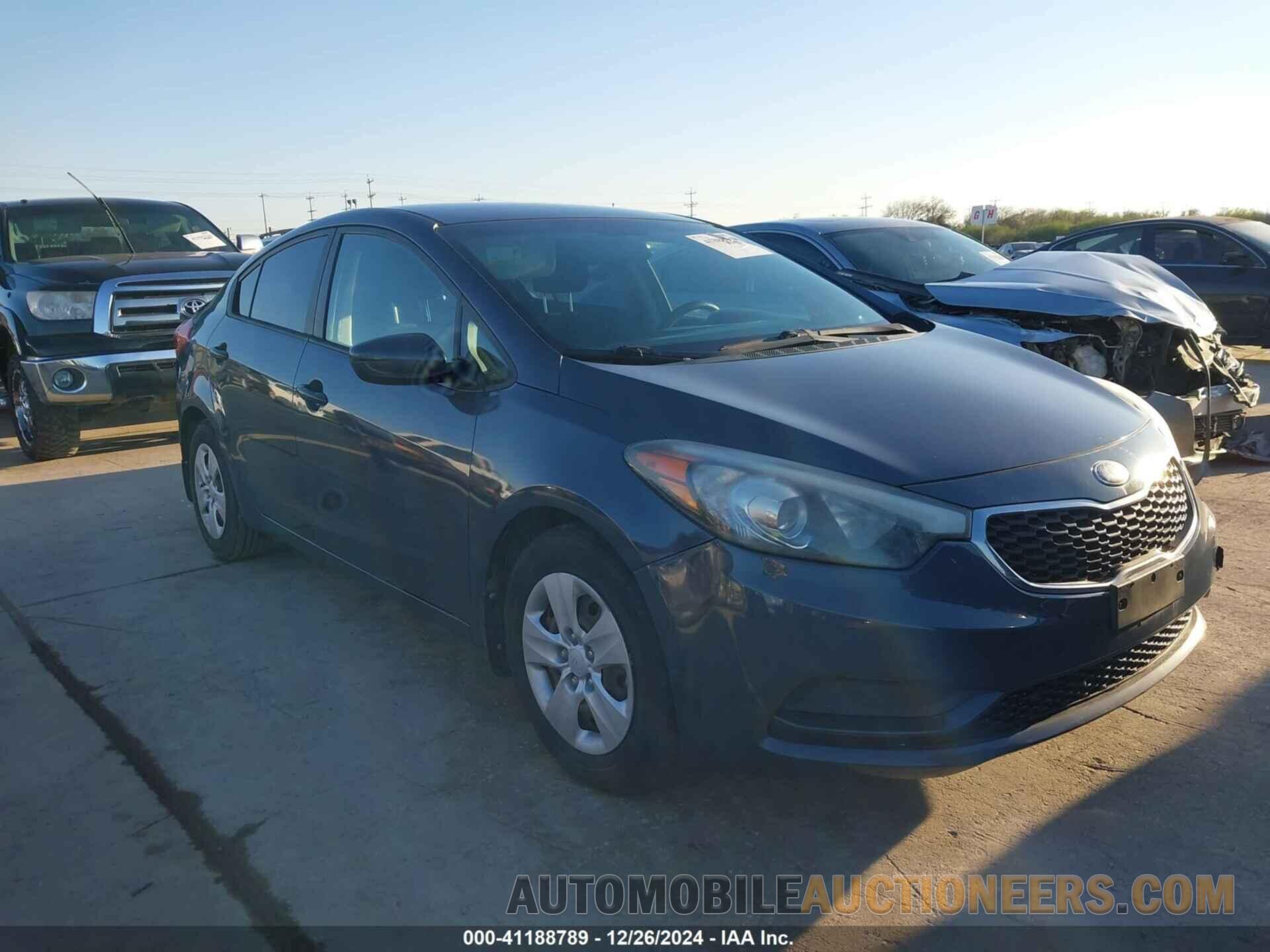 KNAFK4A66E5087862 KIA FORTE 2014