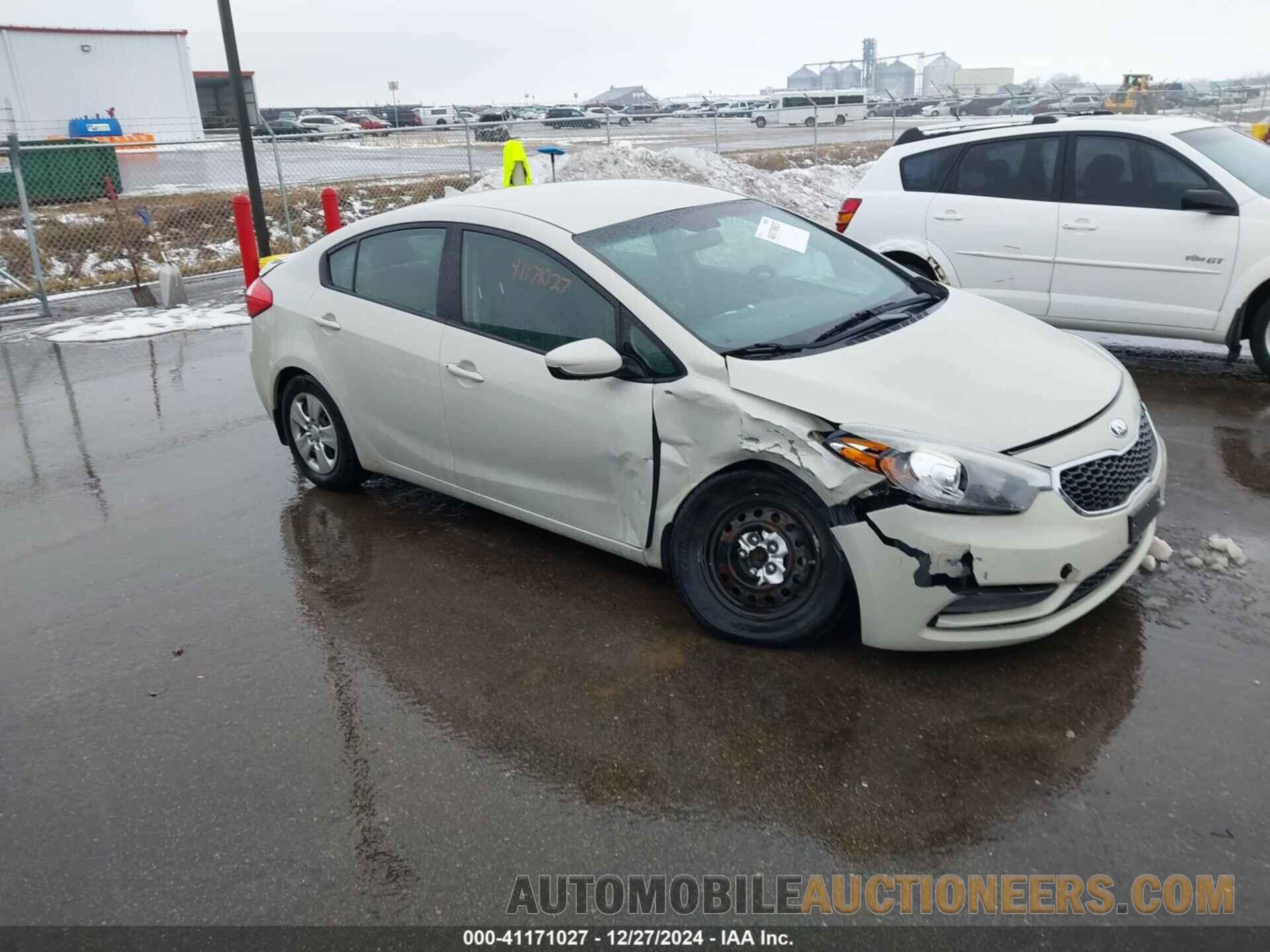 KNAFK4A66F5291417 KIA FORTE 2015