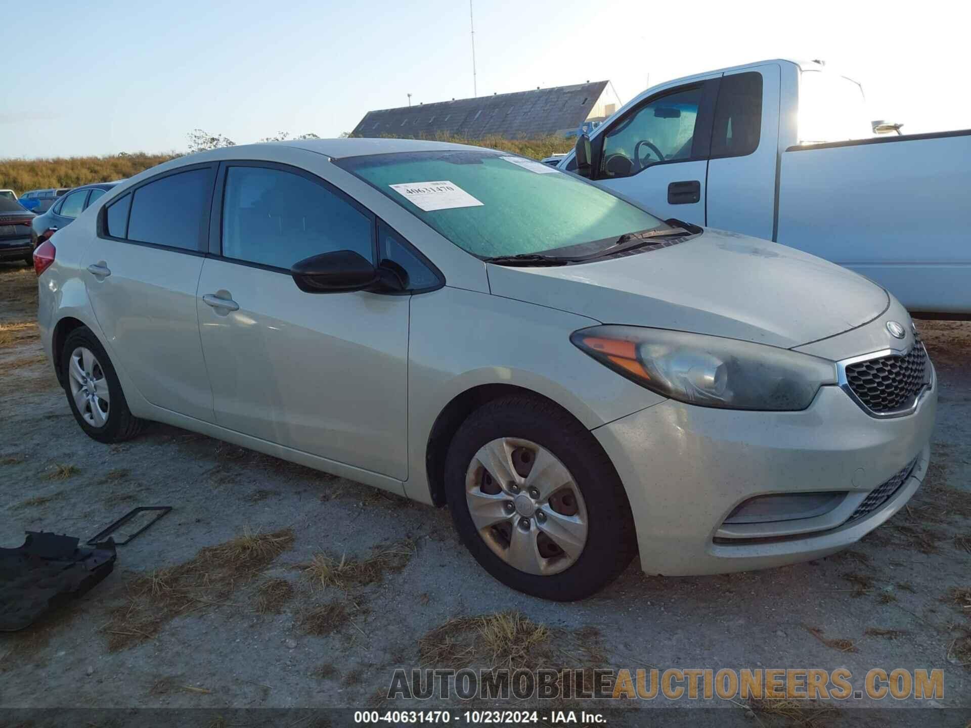 KNAFK4A66F5404685 KIA FORTE 2015