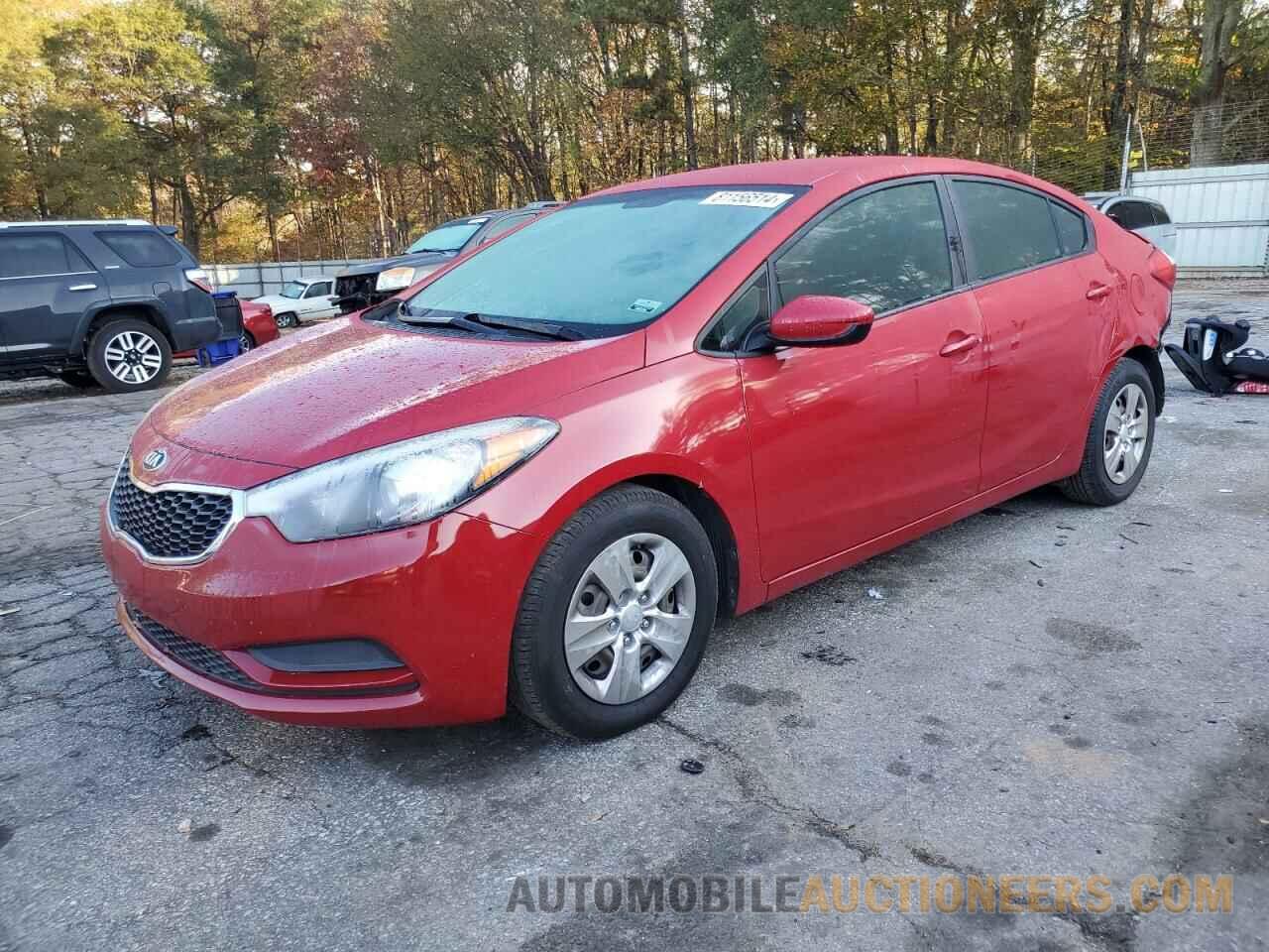 KNAFK4A66G5564325 KIA FORTE 2016