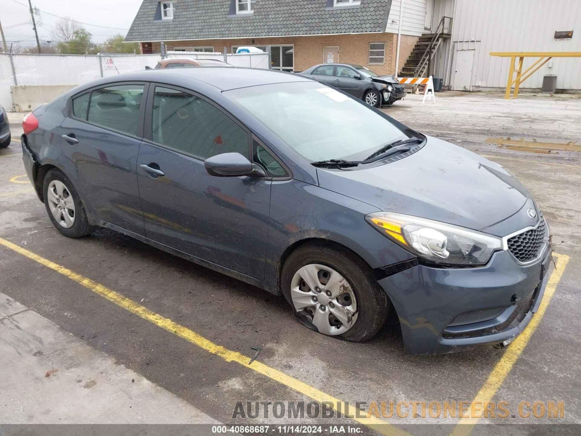 KNAFK4A67G5571199 KIA FORTE 2016