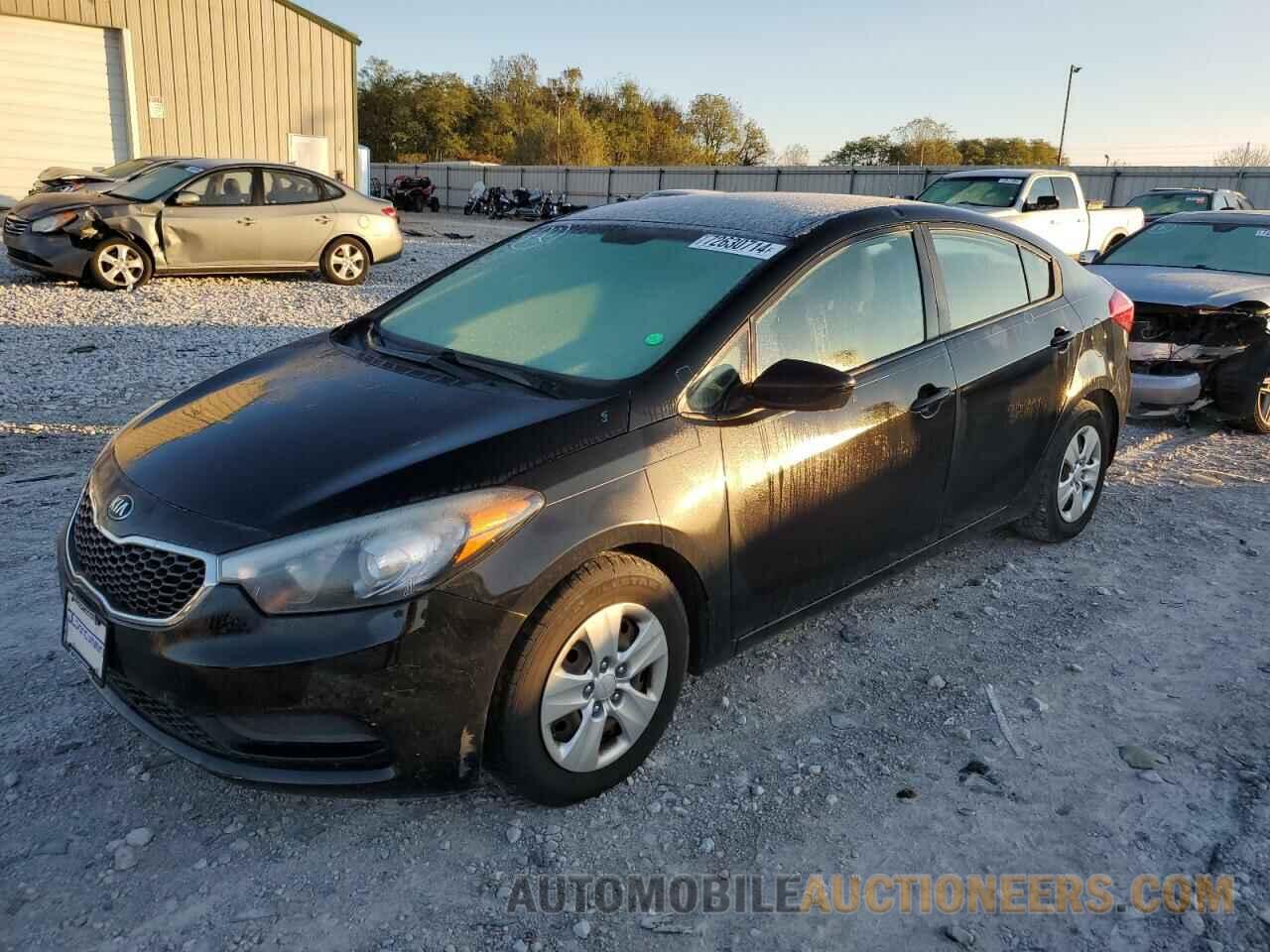 KNAFK4A67G5615122 KIA FORTE 2016