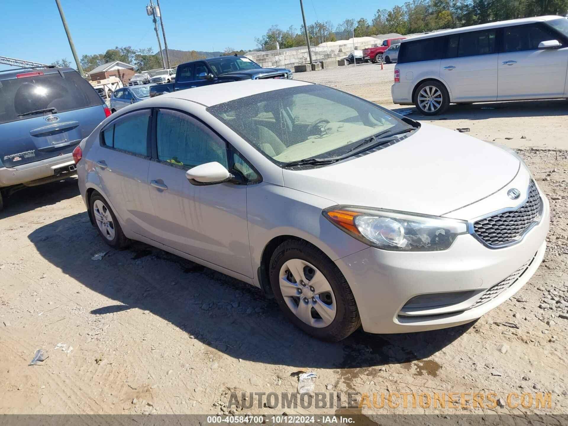 KNAFK4A69F5420623 KIA FORTE 2015