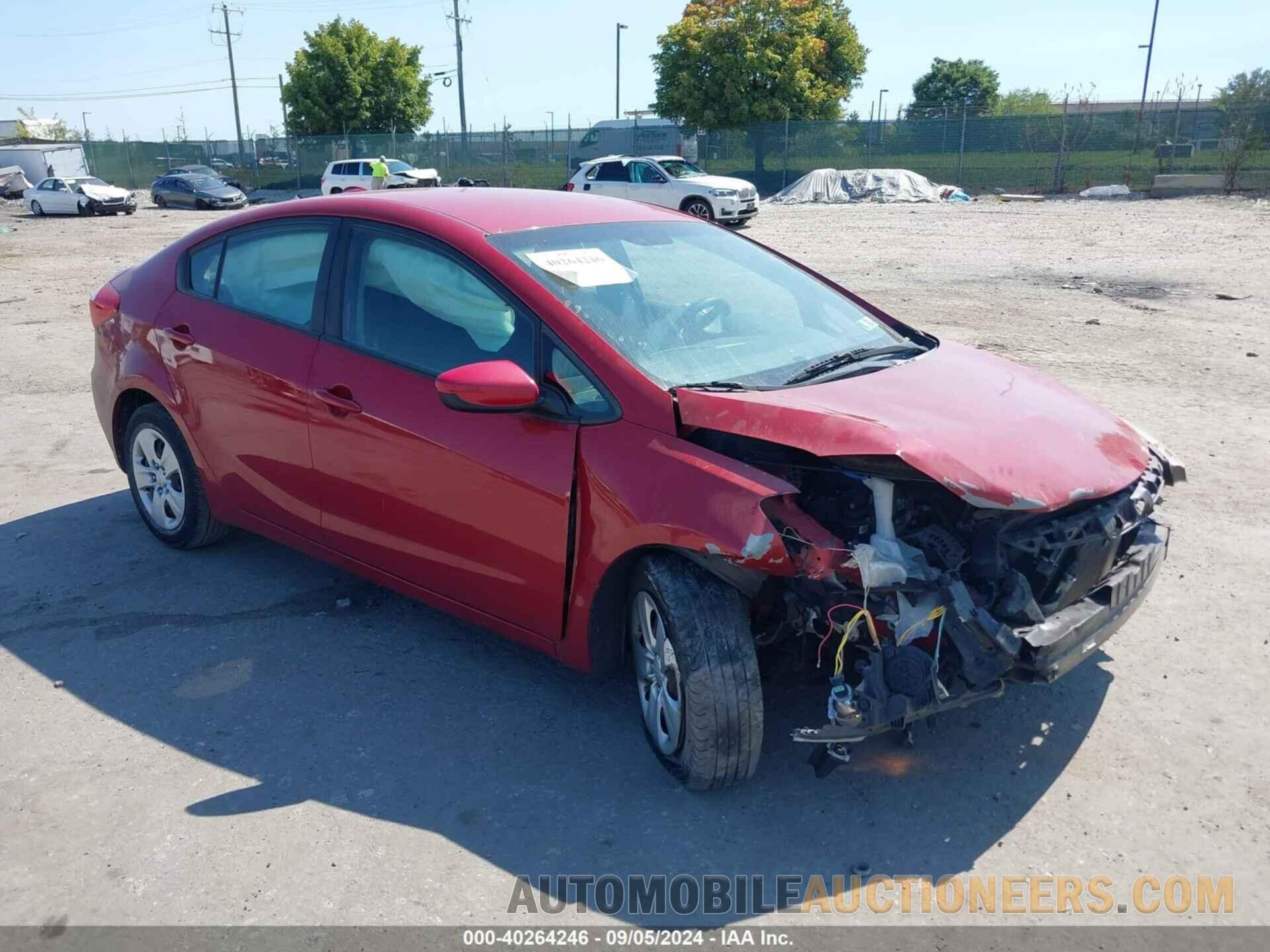 KNAFK4A69G5610892 KIA FORTE 2016