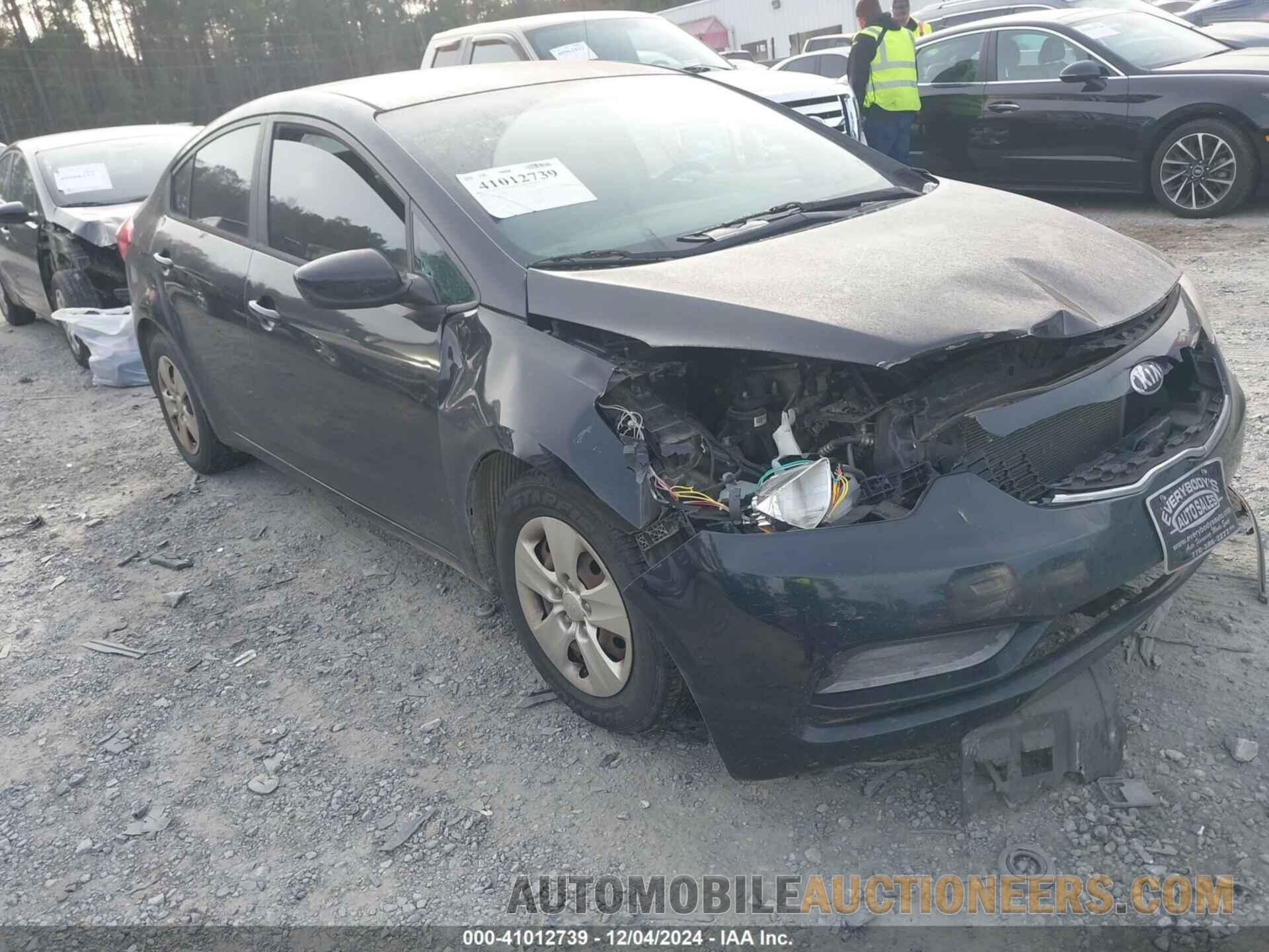 KNAFK4A6XE5189536 KIA FORTE 2014