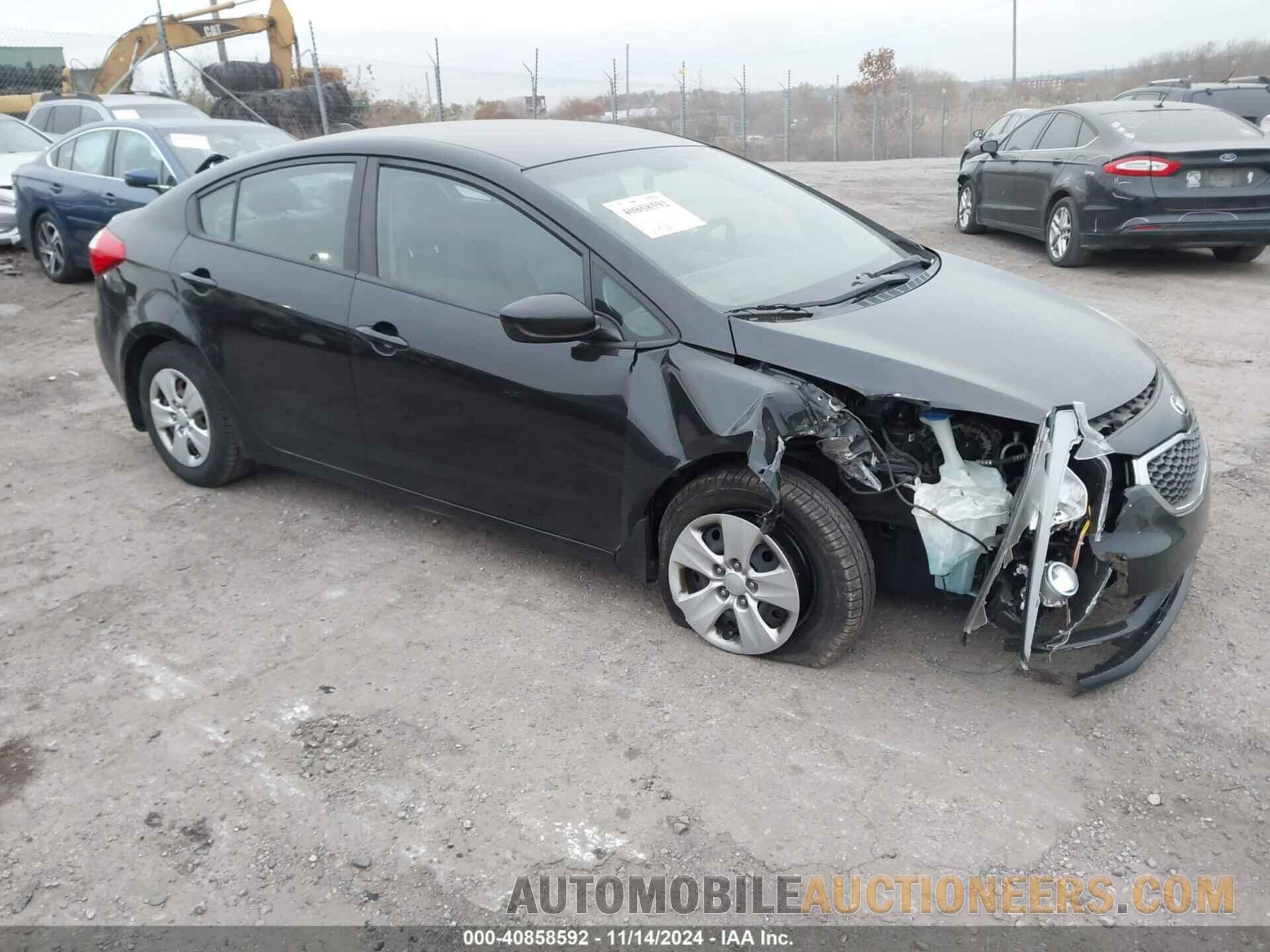 KNAFK4A6XG5540111 KIA FORTE 2016