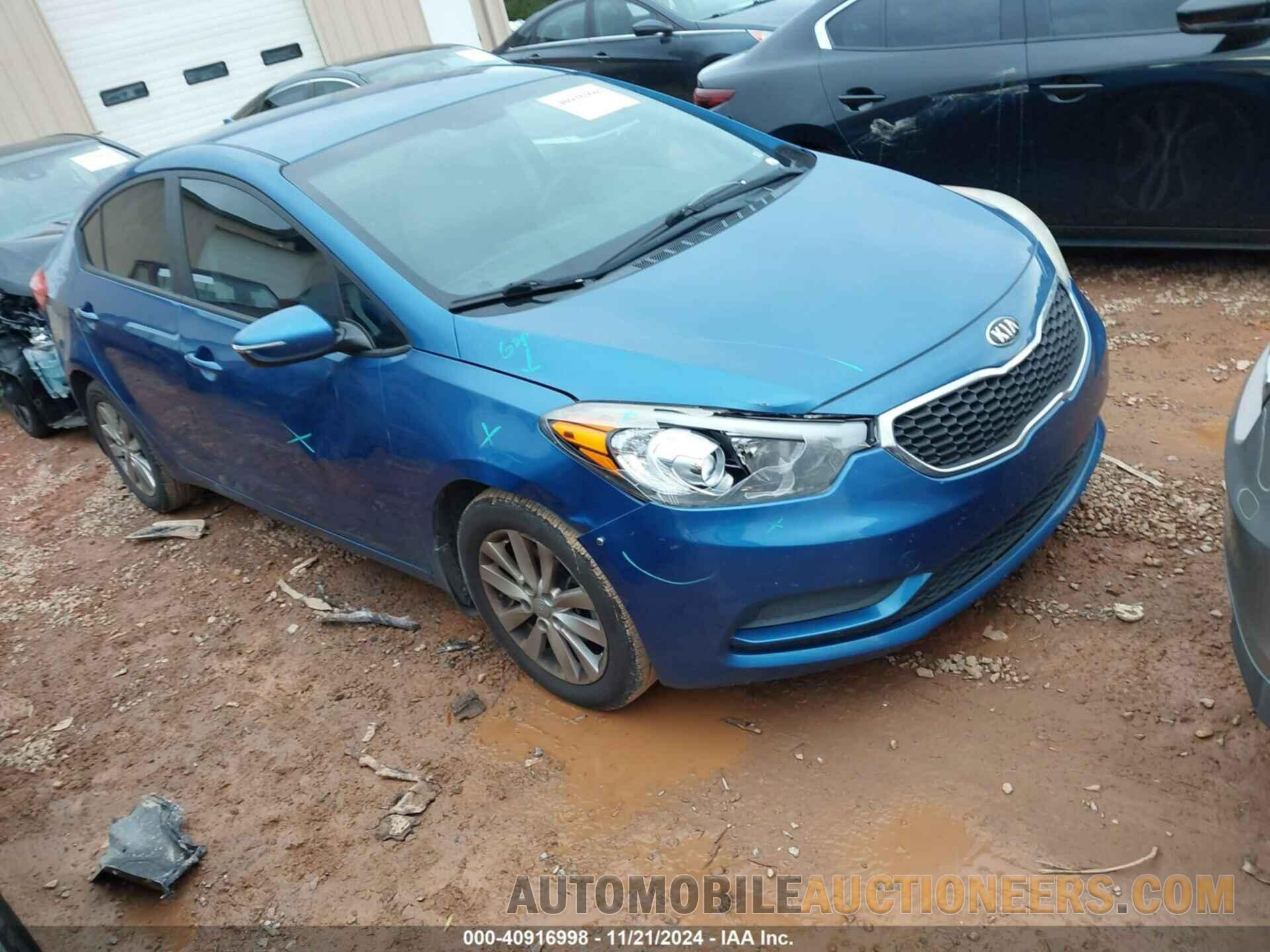 KNAFX4A60E5155008 KIA FORTE 2014