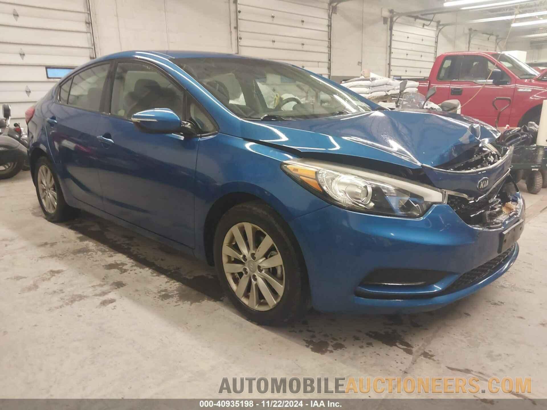 KNAFX4A61E5182900 KIA FORTE 2014