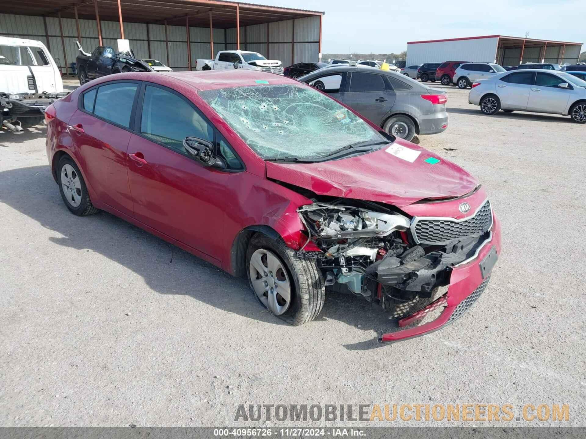 KNAFX4A61F5411691 KIA FORTE 2015