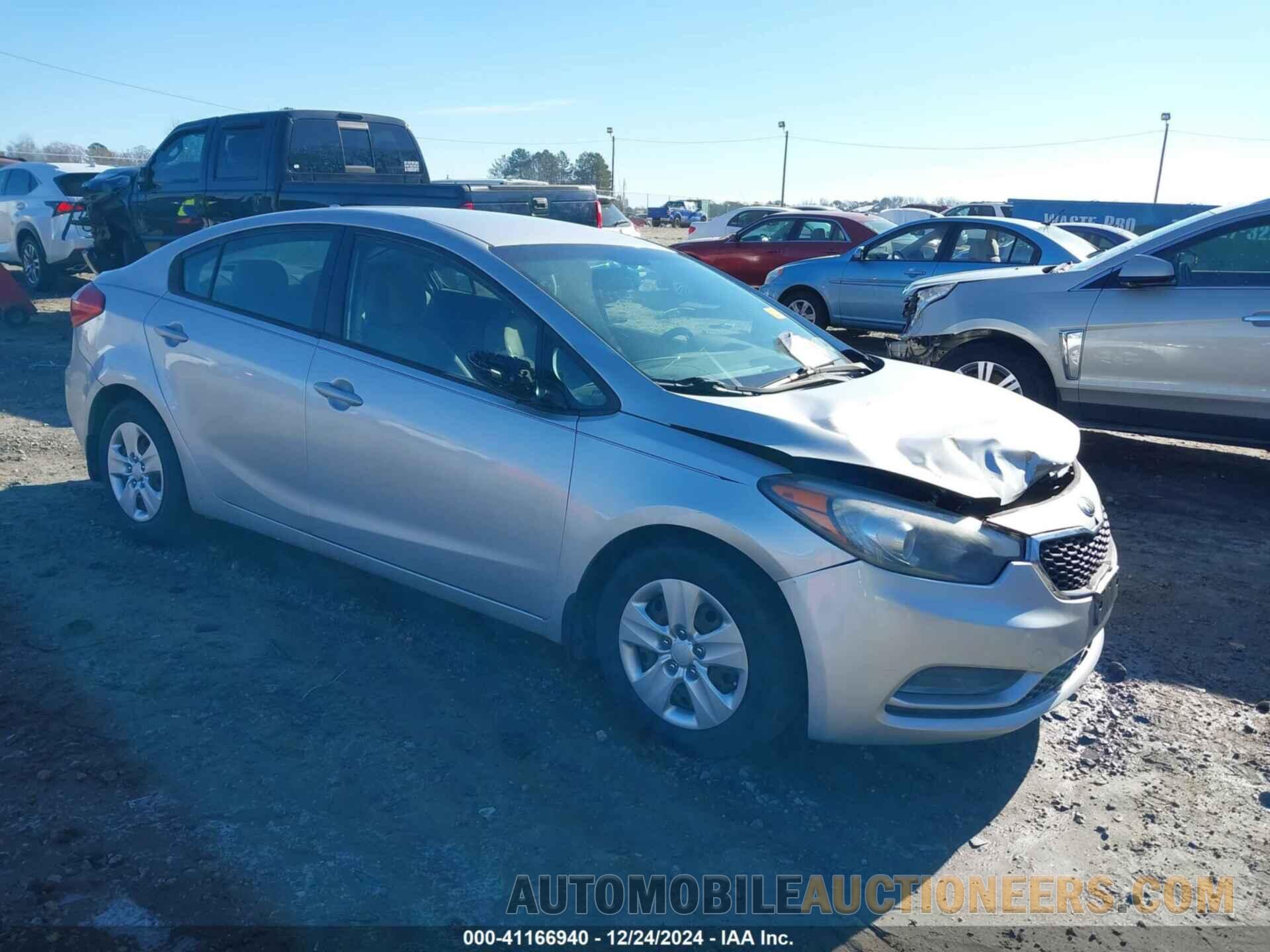 KNAFX4A61F5427499 KIA FORTE 2015