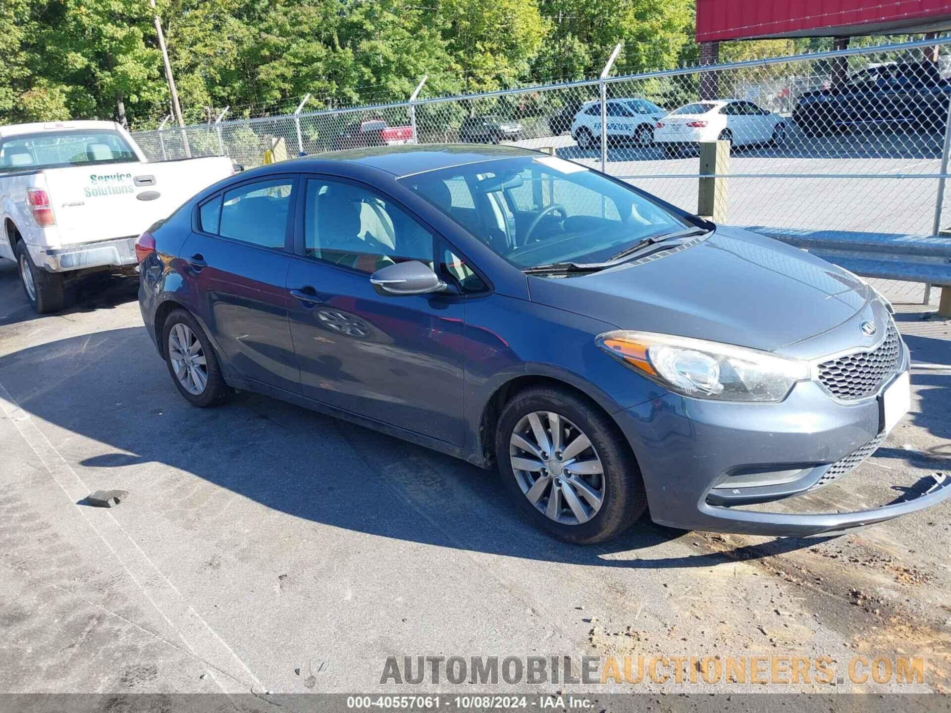 KNAFX4A61G5563228 KIA FORTE 2016