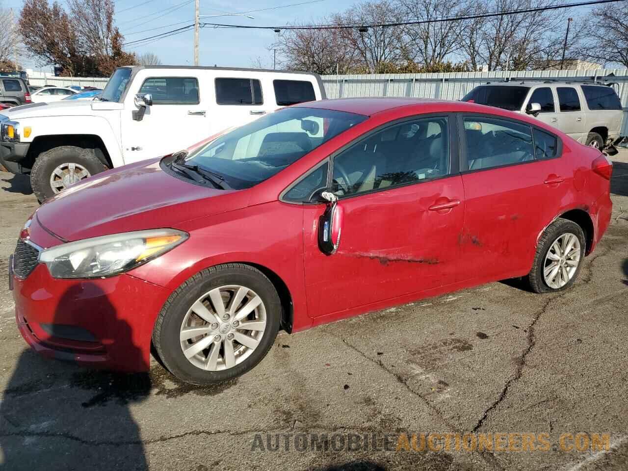 KNAFX4A62E5160291 KIA FORTE 2014