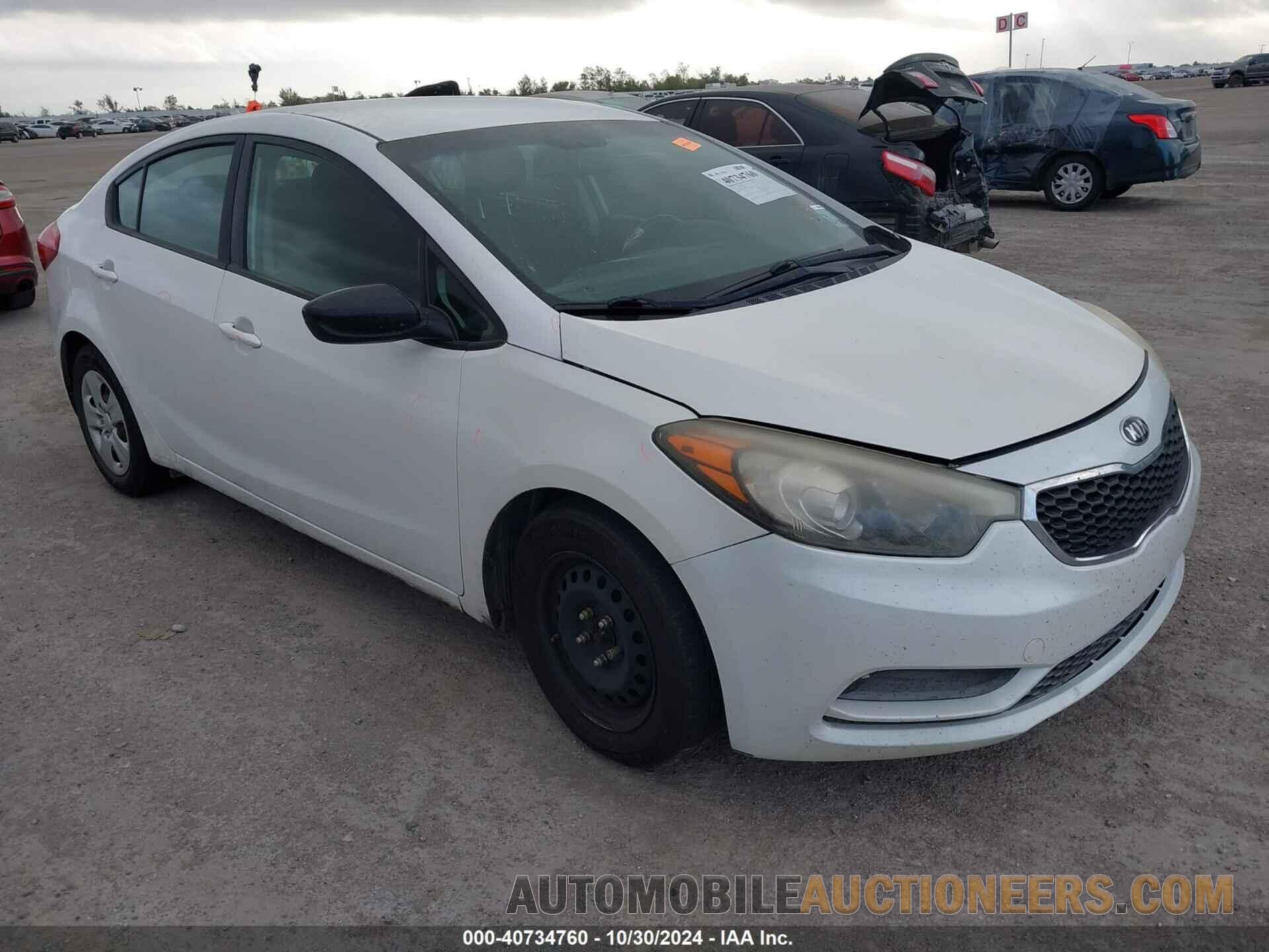 KNAFX4A62F5341697 KIA FORTE 2015