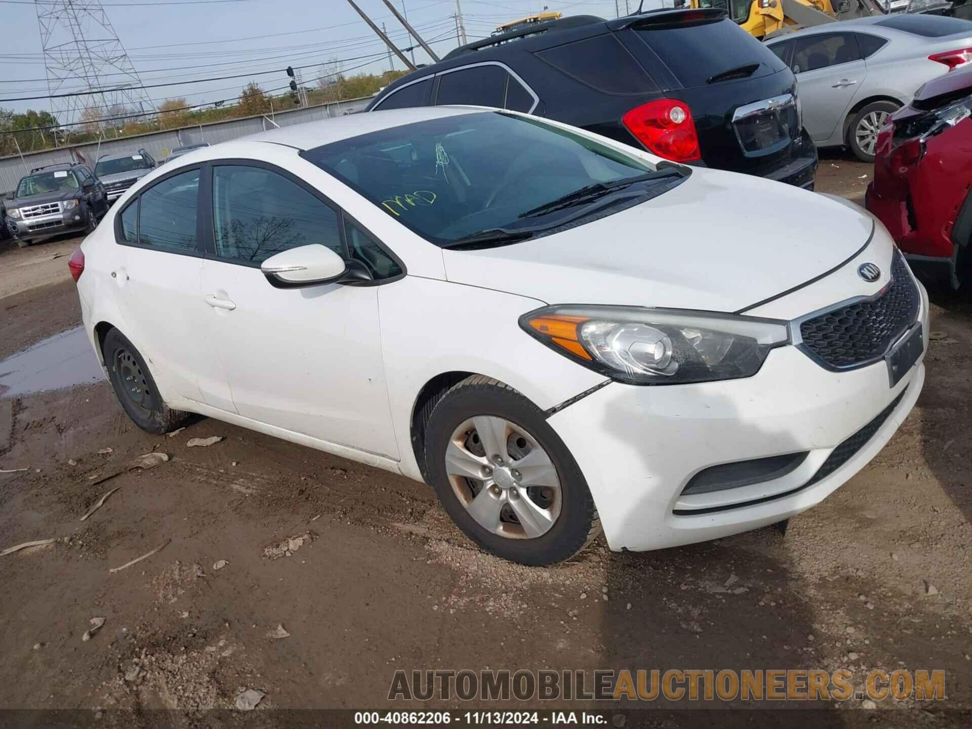 KNAFX4A62F5399891 KIA FORTE 2015