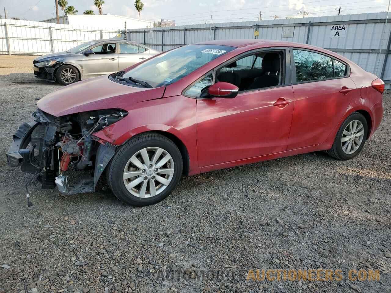 KNAFX4A62G5438545 KIA FORTE 2016