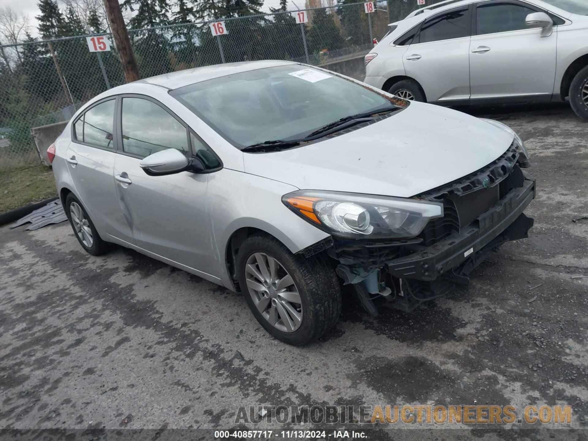 KNAFX4A62G5604109 KIA FORTE 2016