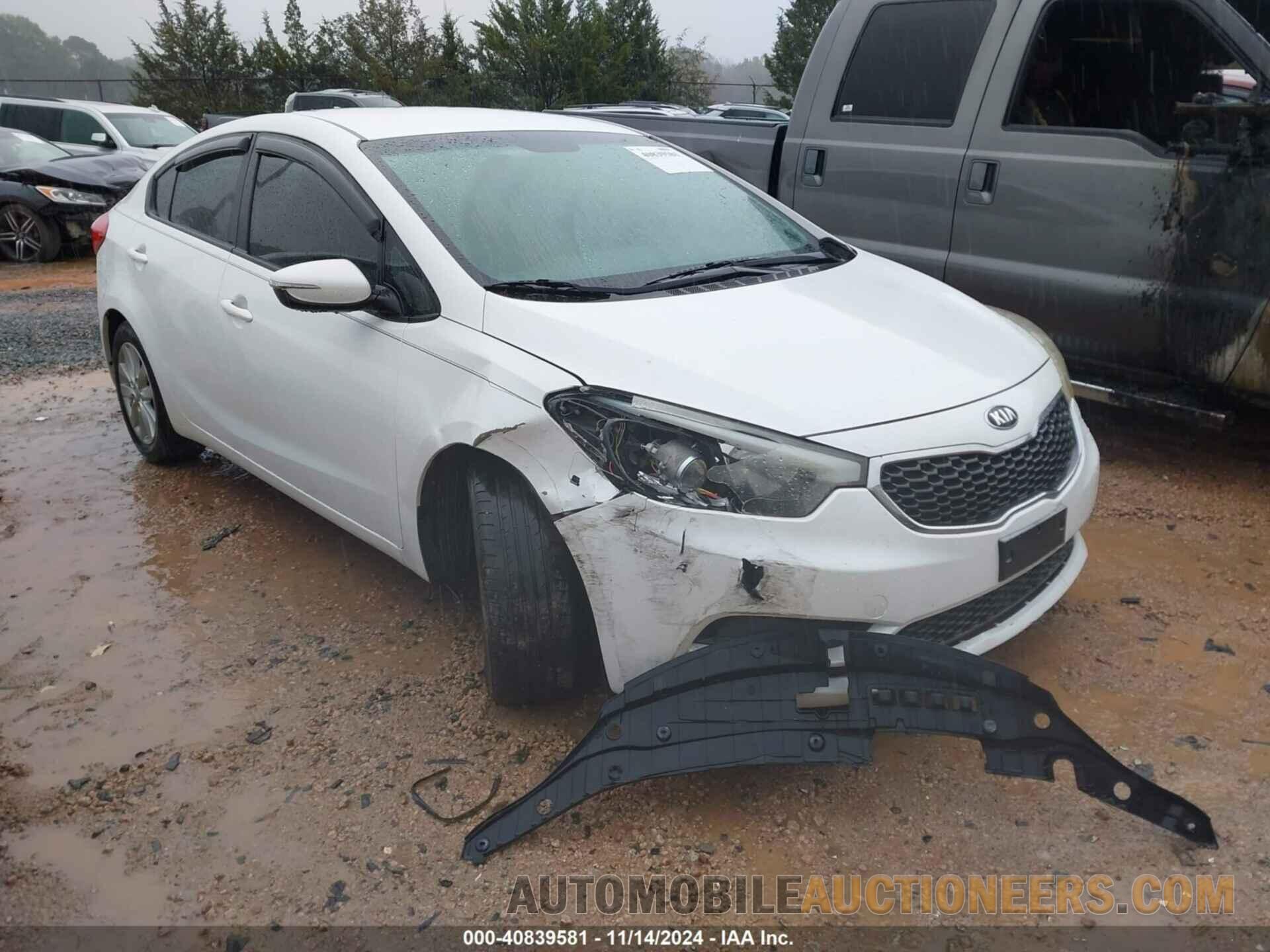 KNAFX4A63F5346245 KIA FORTE 2015