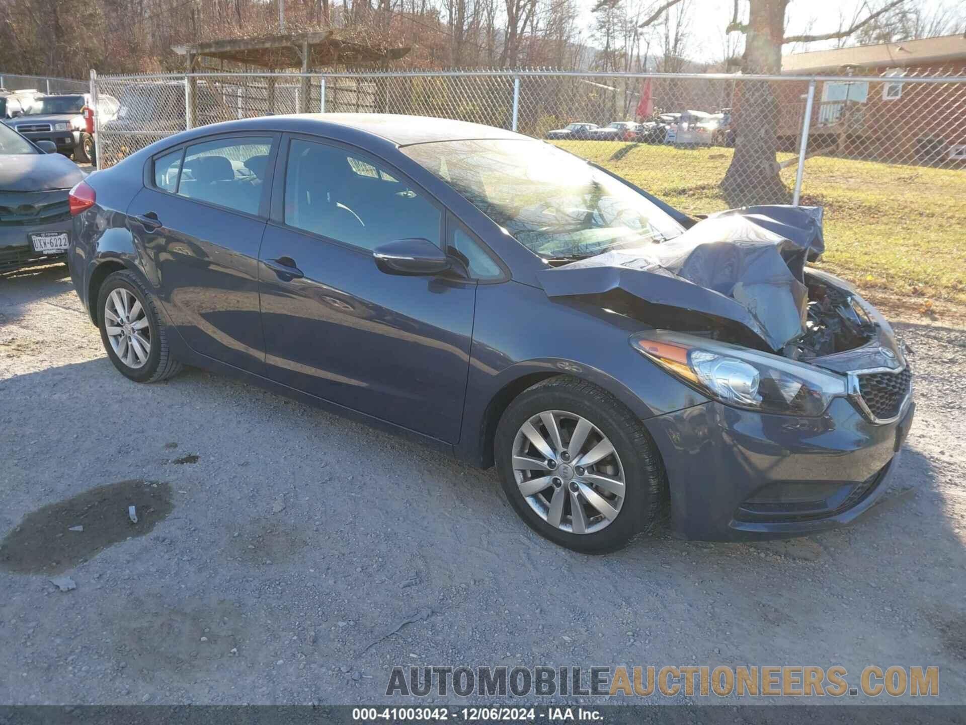 KNAFX4A63F5397292 KIA FORTE 2015