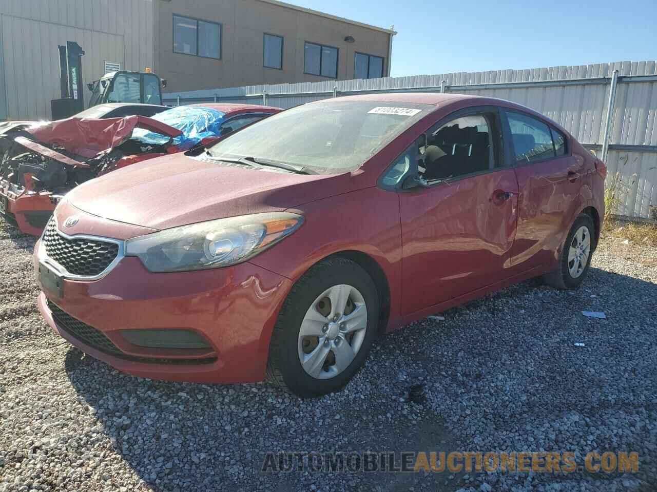 KNAFX4A63G5523748 KIA FORTE 2016