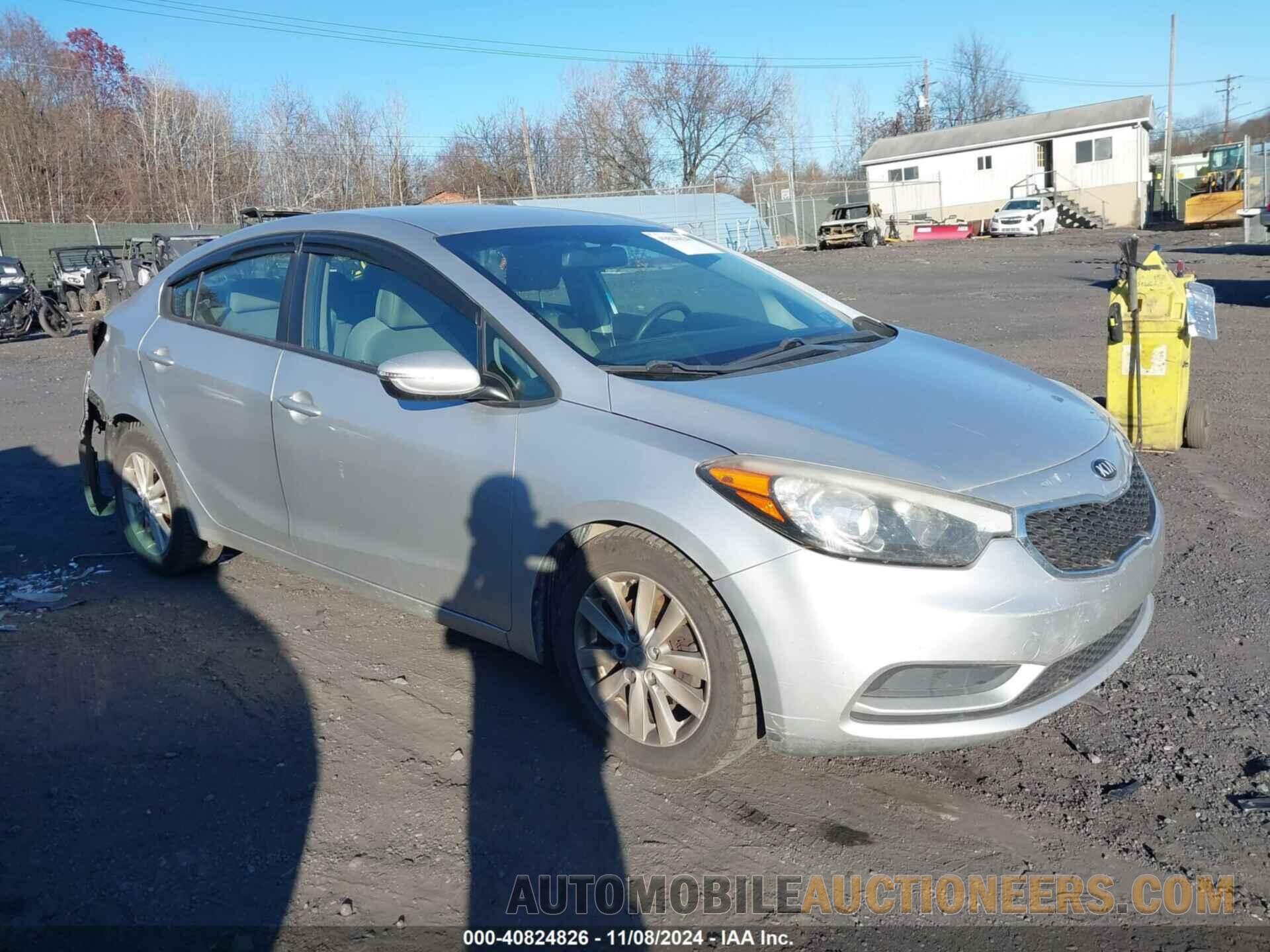 KNAFX4A64E5144108 KIA FORTE 2014