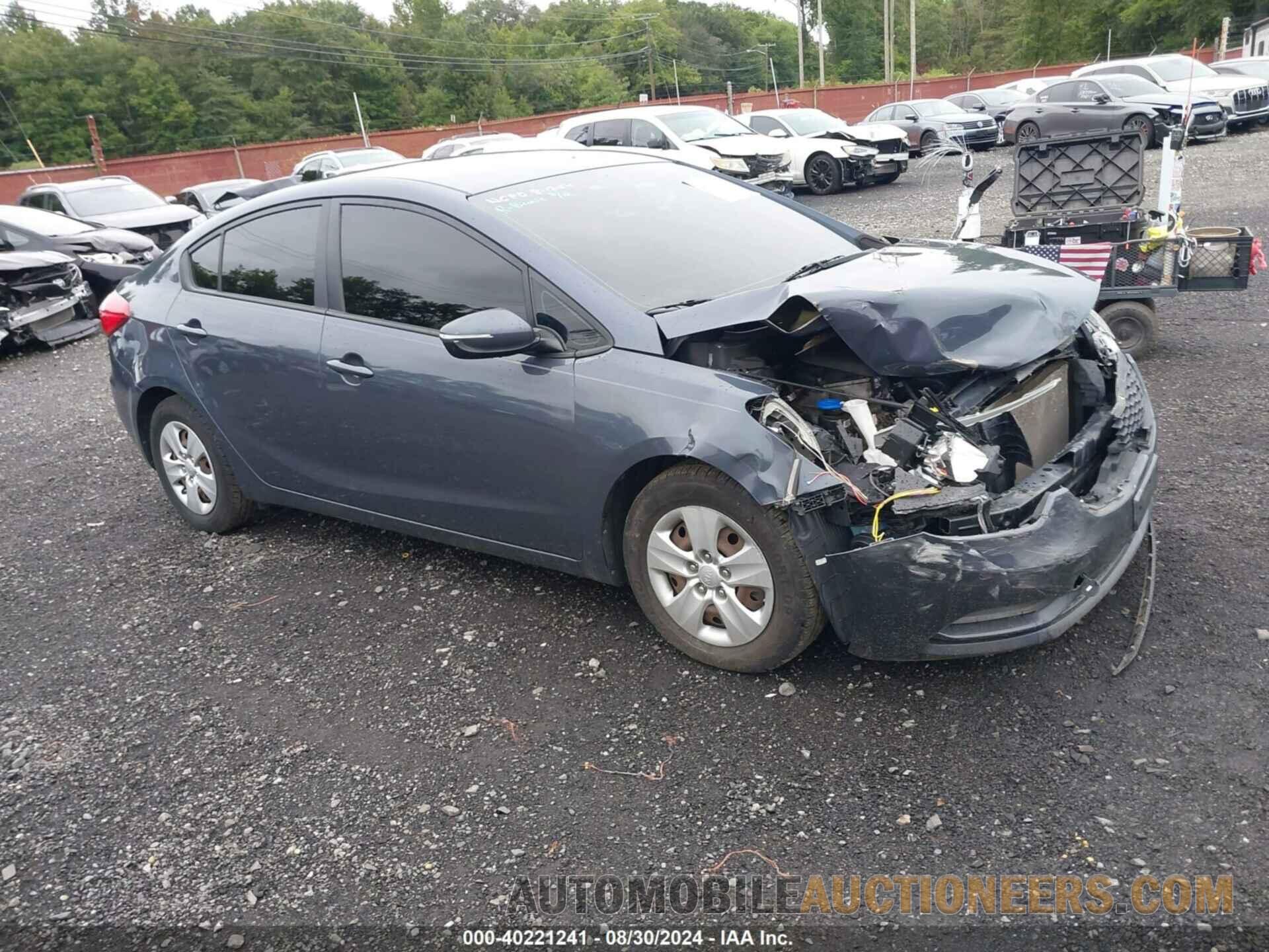 KNAFX4A64F5373356 KIA FORTE 2015