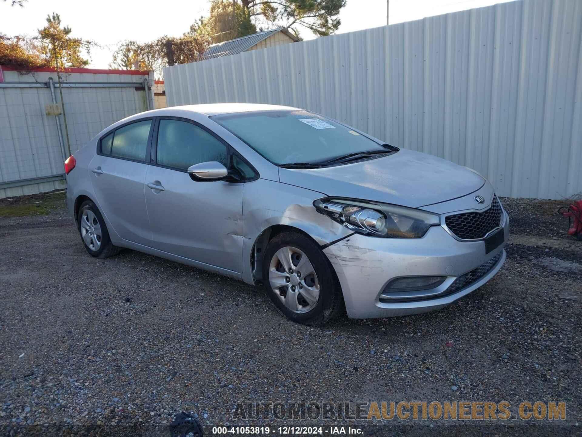 KNAFX4A64G5549596 KIA FORTE 2016