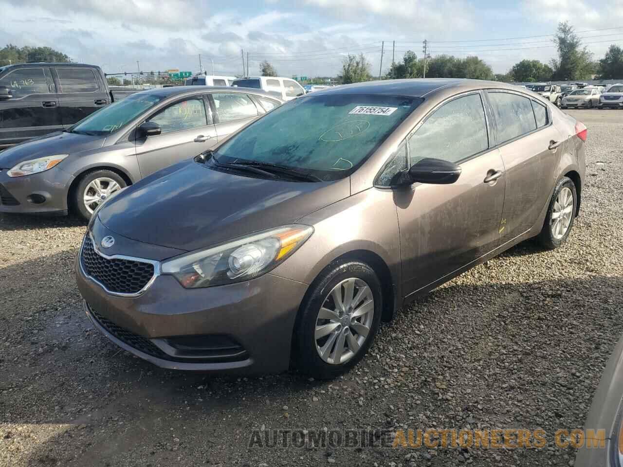 KNAFX4A65E5124353 KIA FORTE 2014