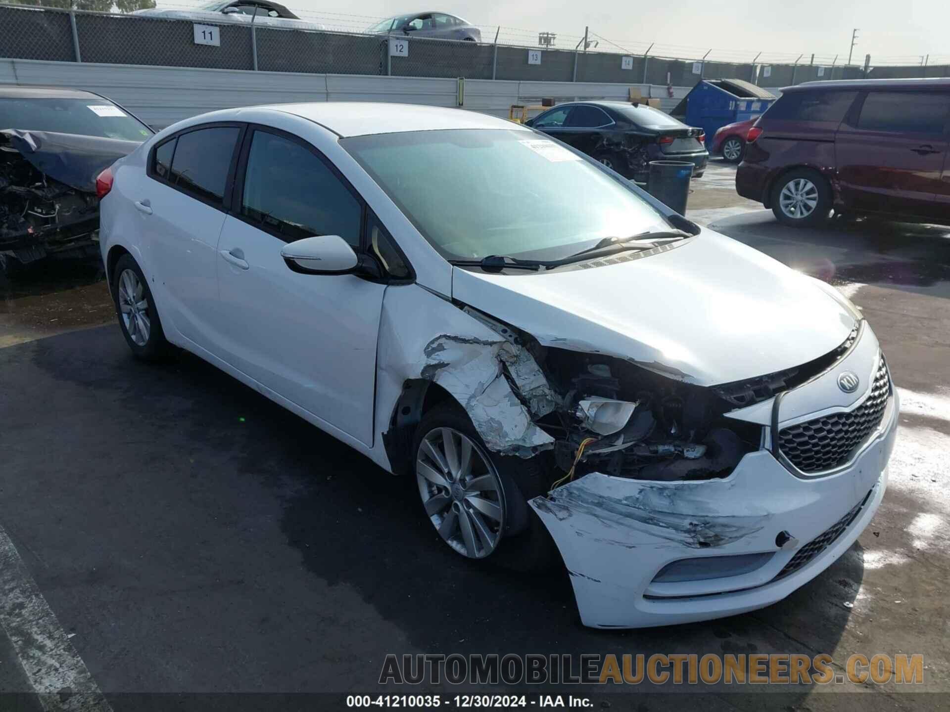 KNAFX4A65E5242712 KIA FORTE 2014