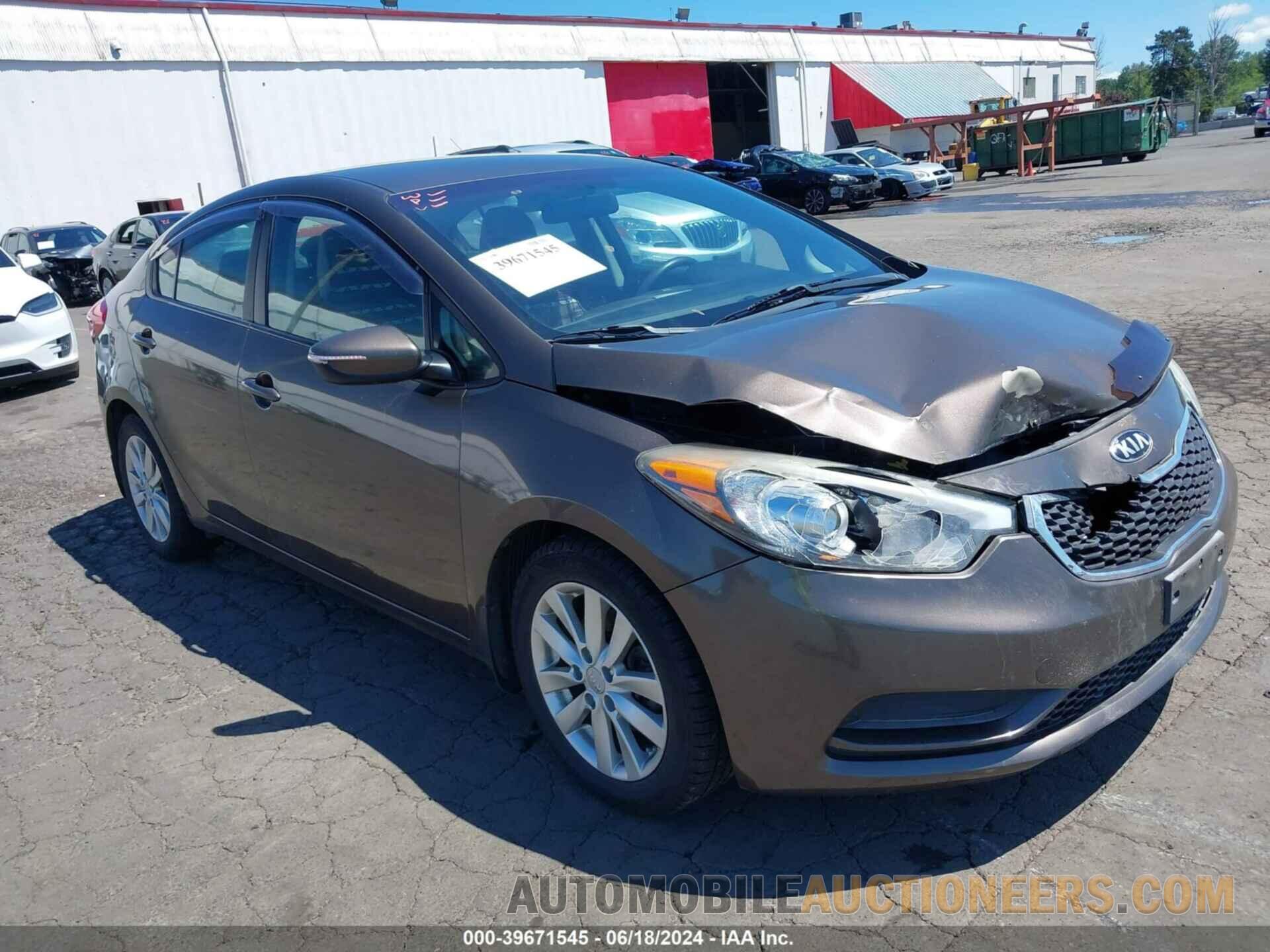 KNAFX4A66F5289975 KIA FORTE 2015