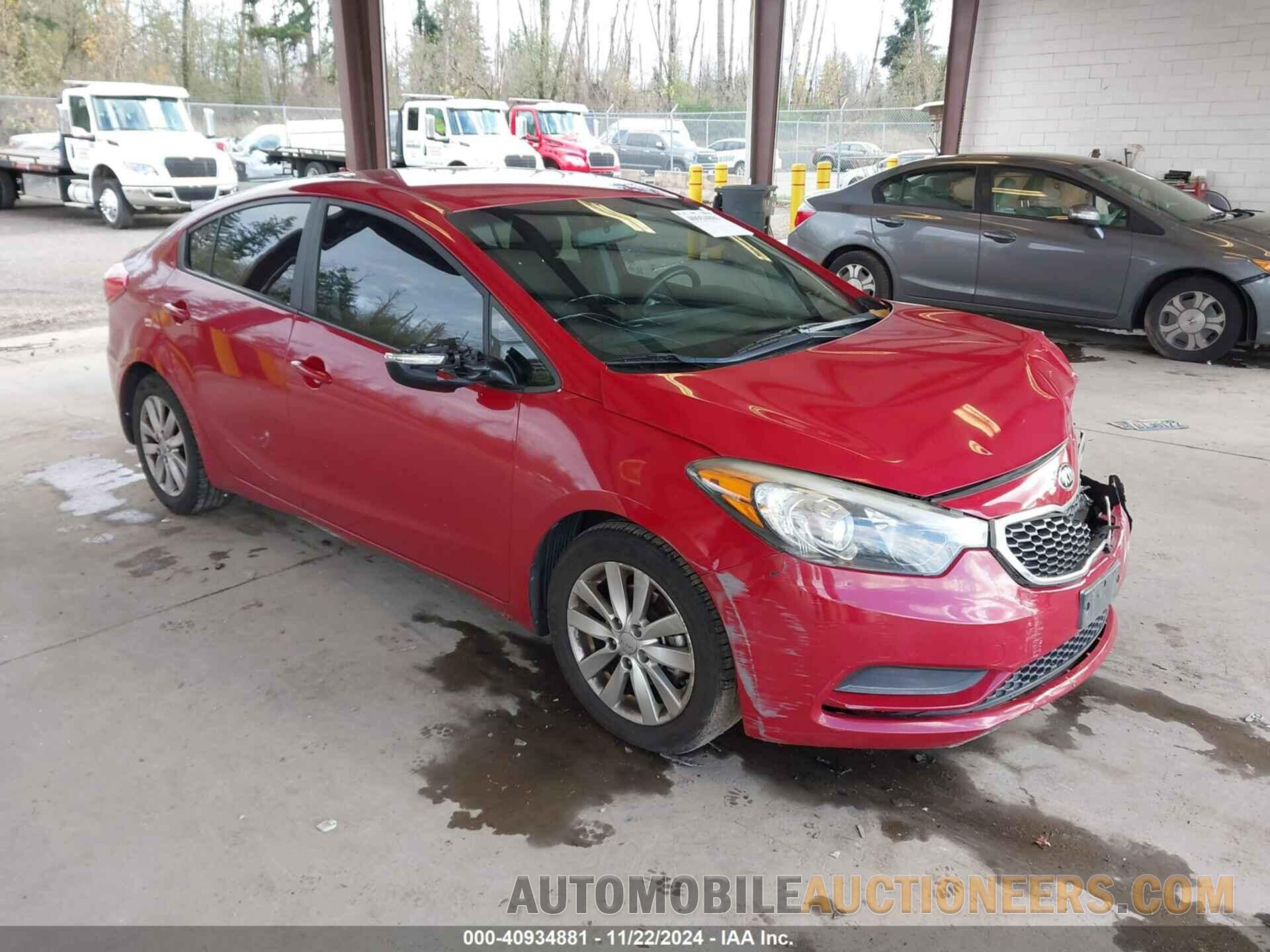 KNAFX4A66F5415025 KIA FORTE 2015