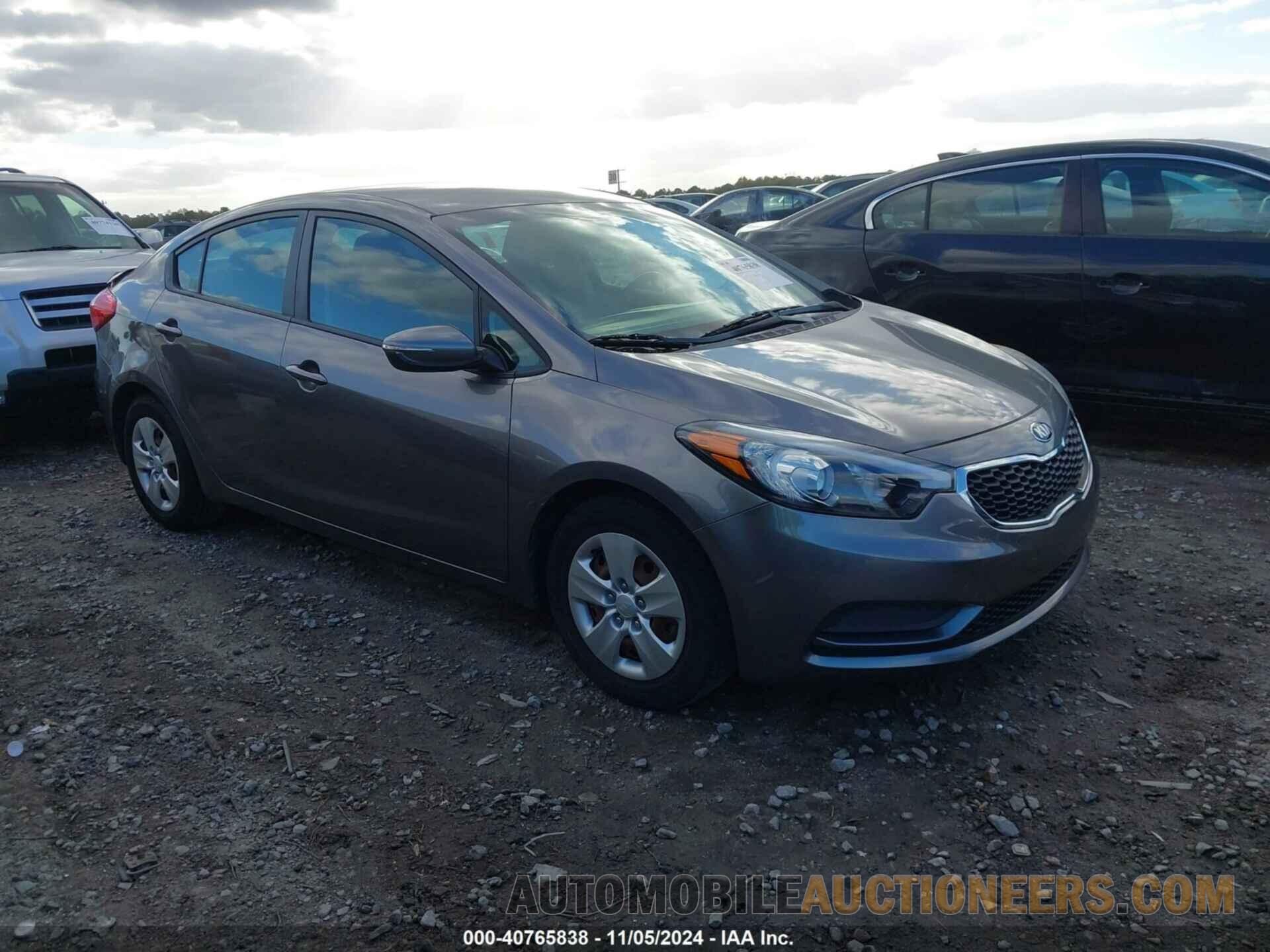 KNAFX4A66G5497968 KIA FORTE 2016