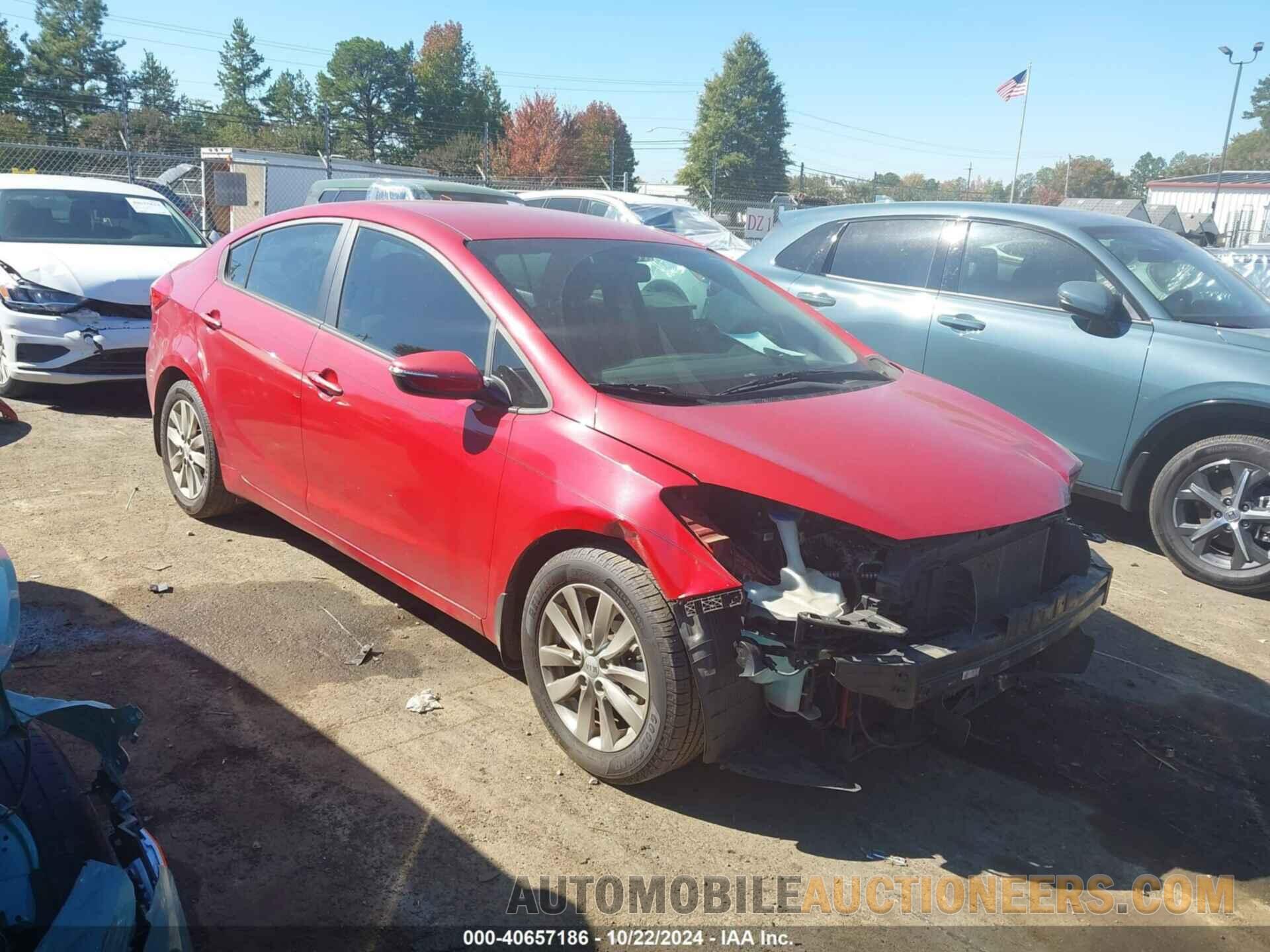 KNAFX4A66G5572362 KIA FORTE 2016