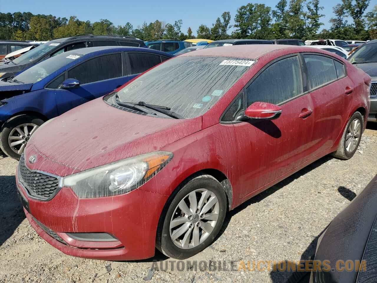 KNAFX4A67G5584374 KIA FORTE 2016