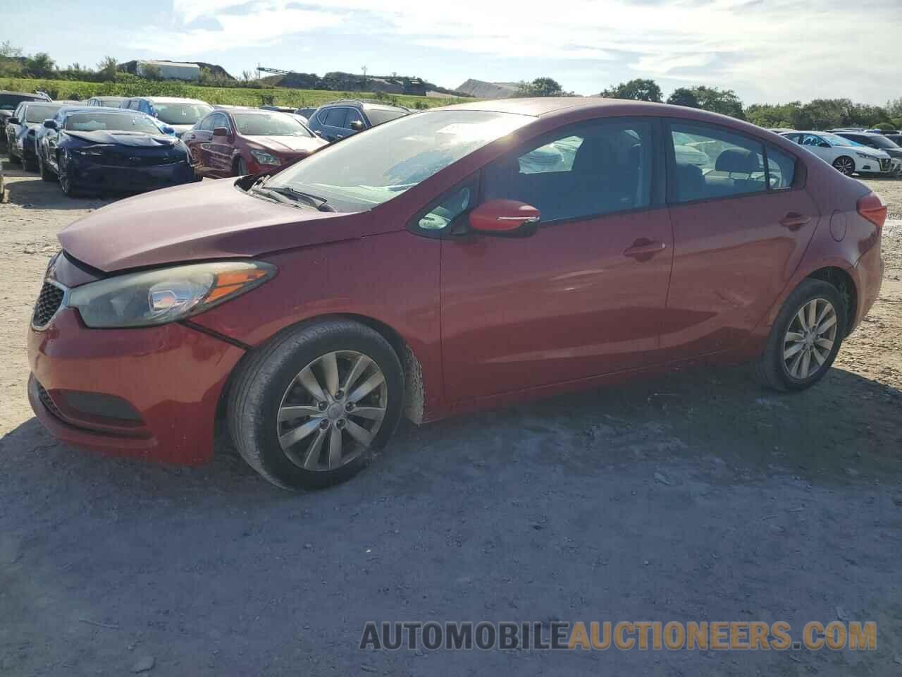 KNAFX4A68E5120586 KIA FORTE 2014