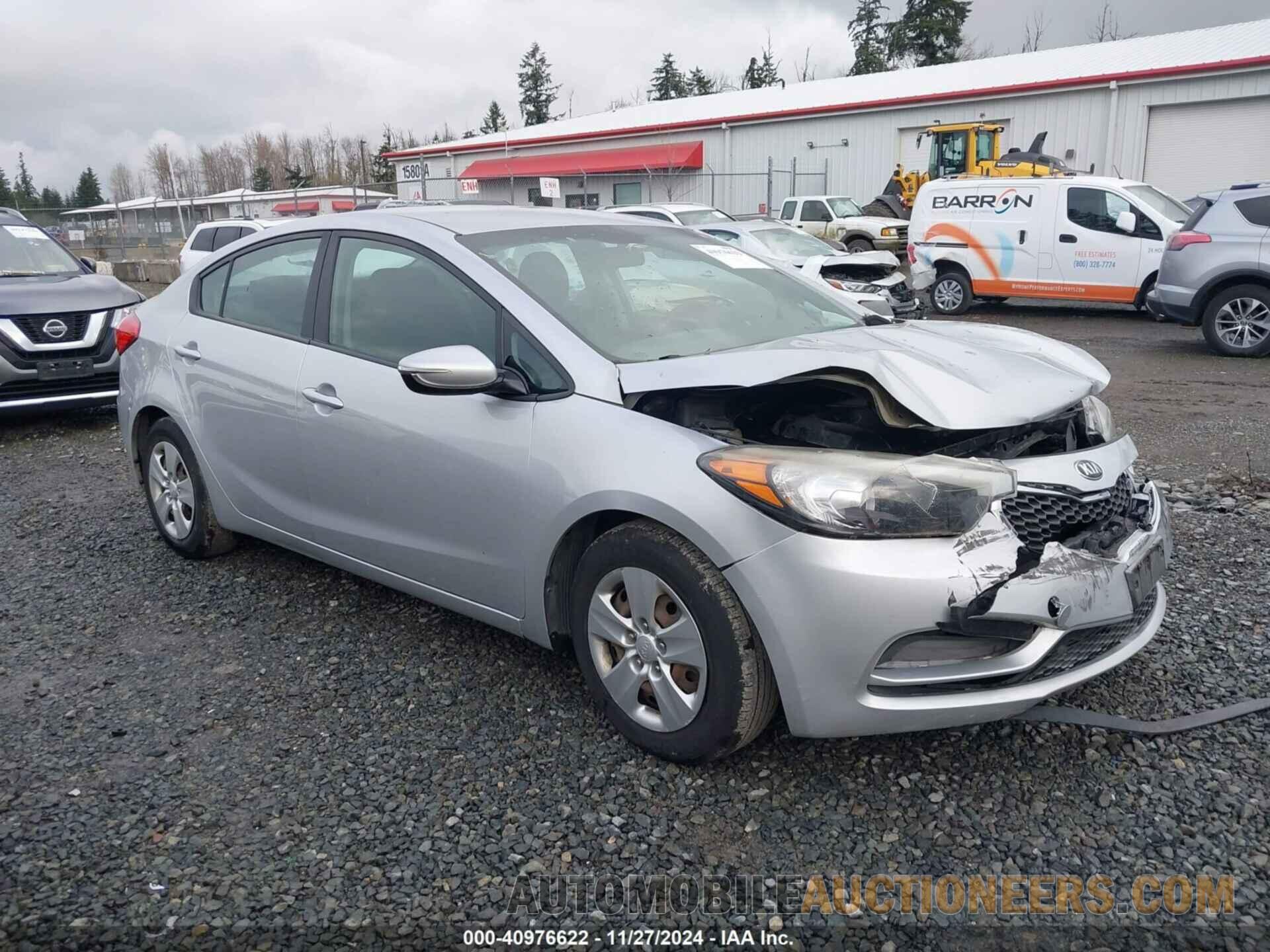 KNAFX4A68F5428472 KIA FORTE 2015