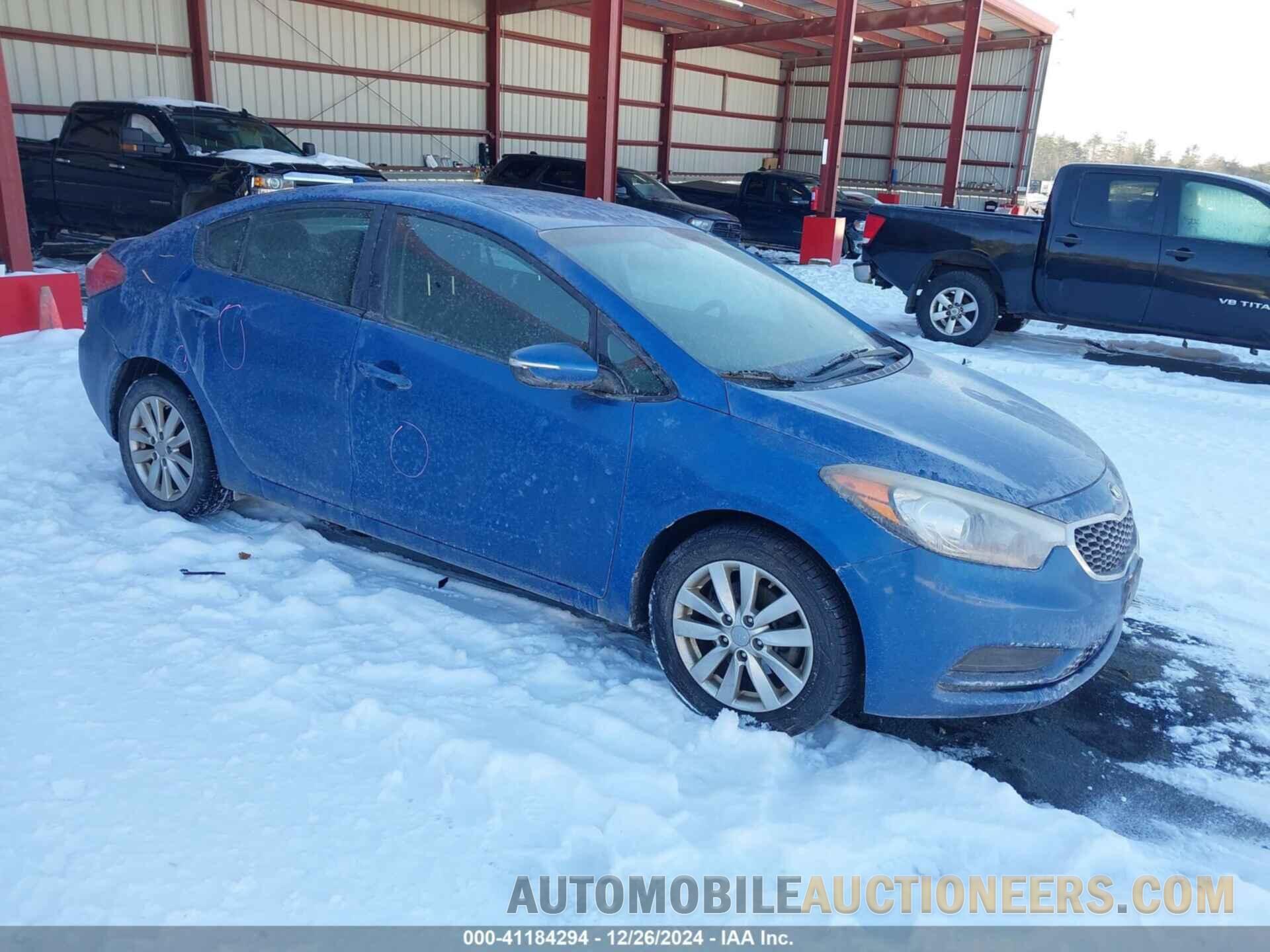 KNAFX4A69E5235245 KIA FORTE 2014