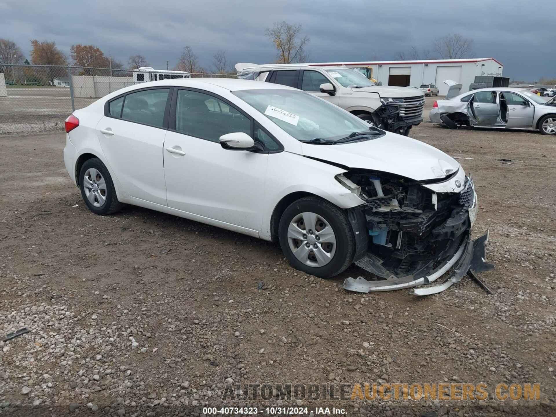 KNAFX4A69F5400566 KIA FORTE 2015