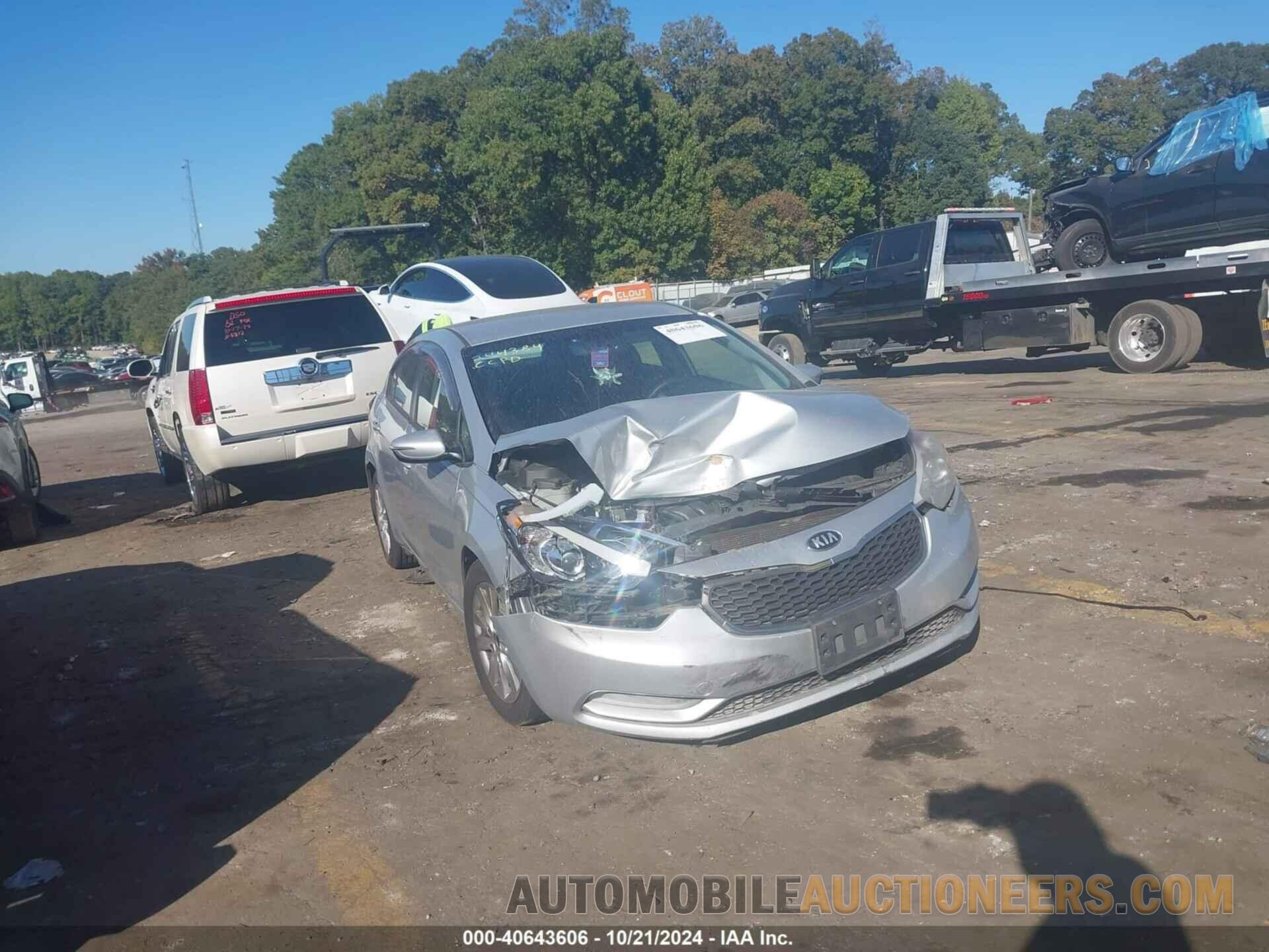 KNAFX4A69G5472594 KIA FORTE 2016