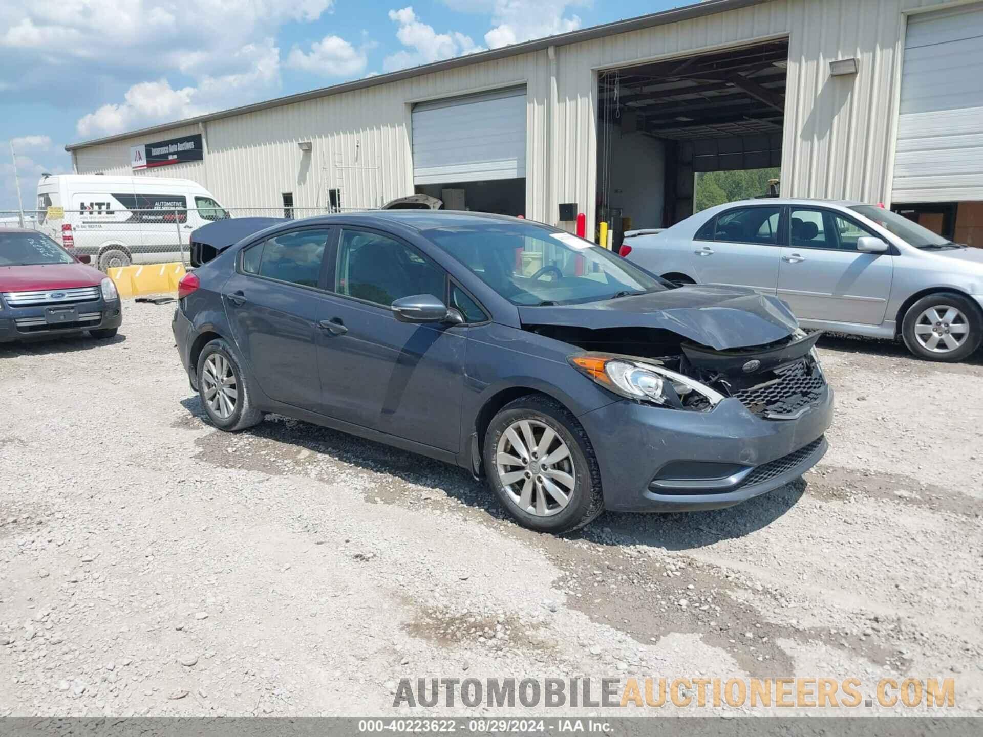 KNAFX4A6XE5120539 KIA FORTE 2014