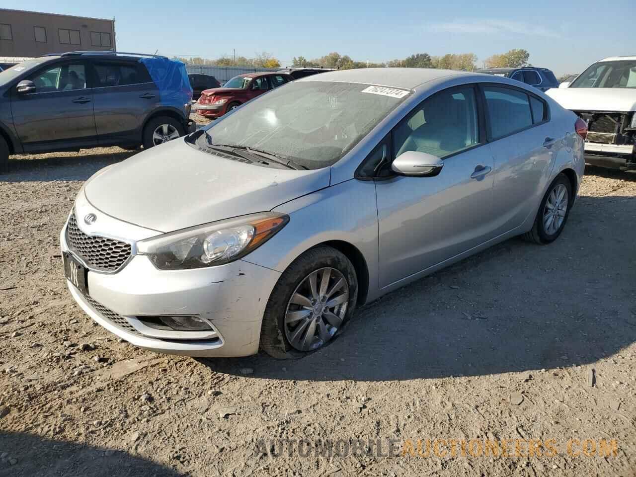 KNAFX4A6XG5457313 KIA FORTE 2016