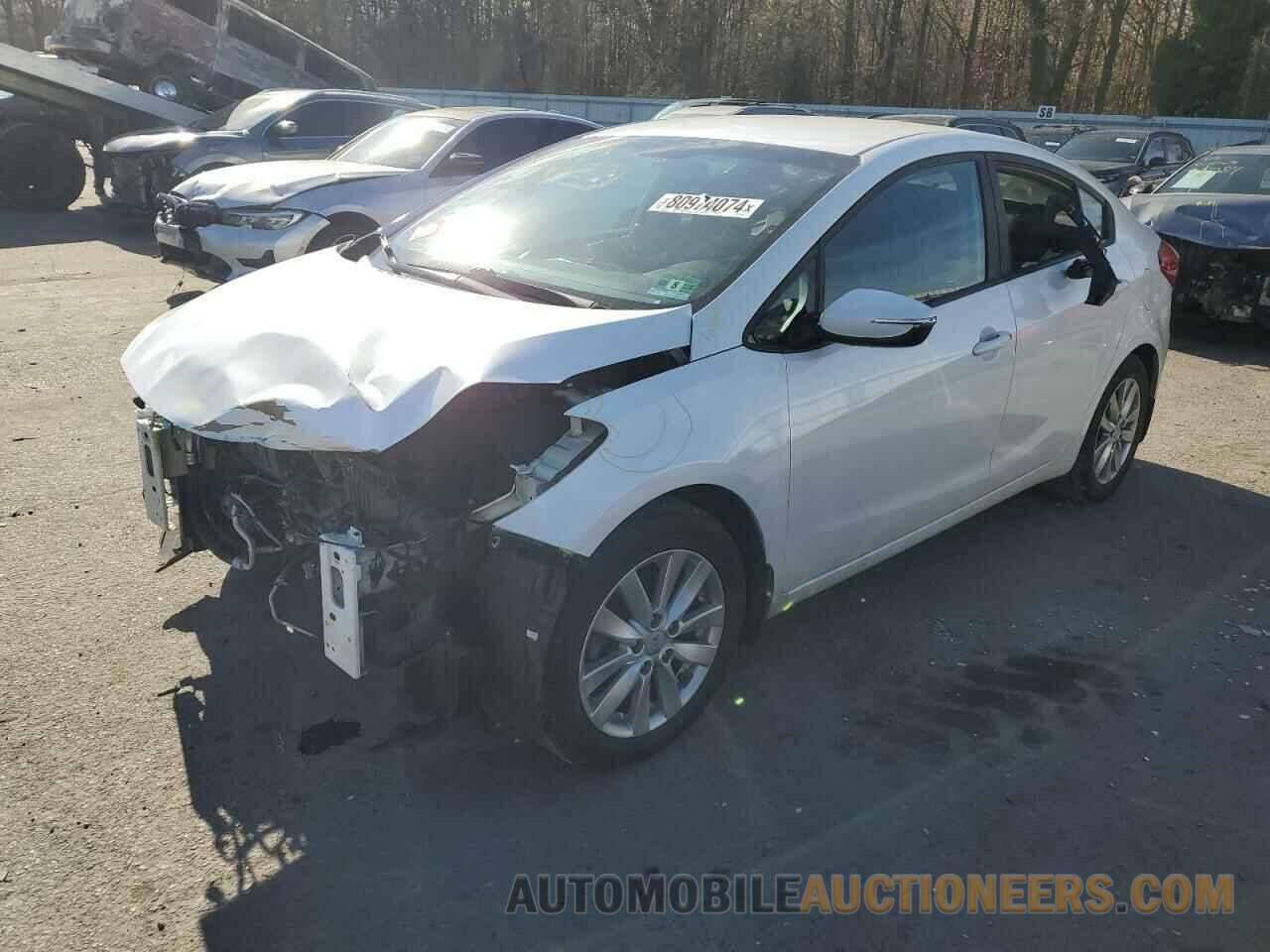 KNAFX4A6XG5612846 KIA FORTE 2016