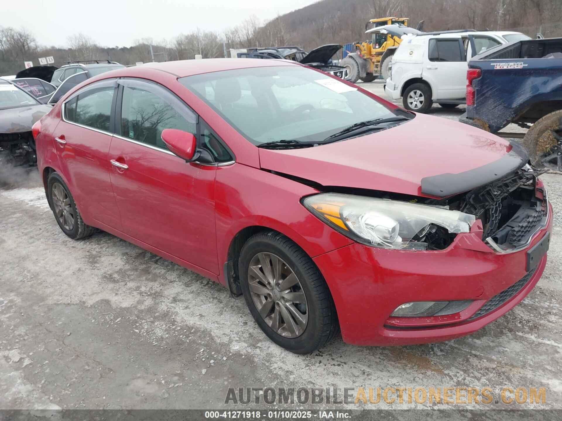 KNAFX4A80F5361416 KIA FORTE 2015