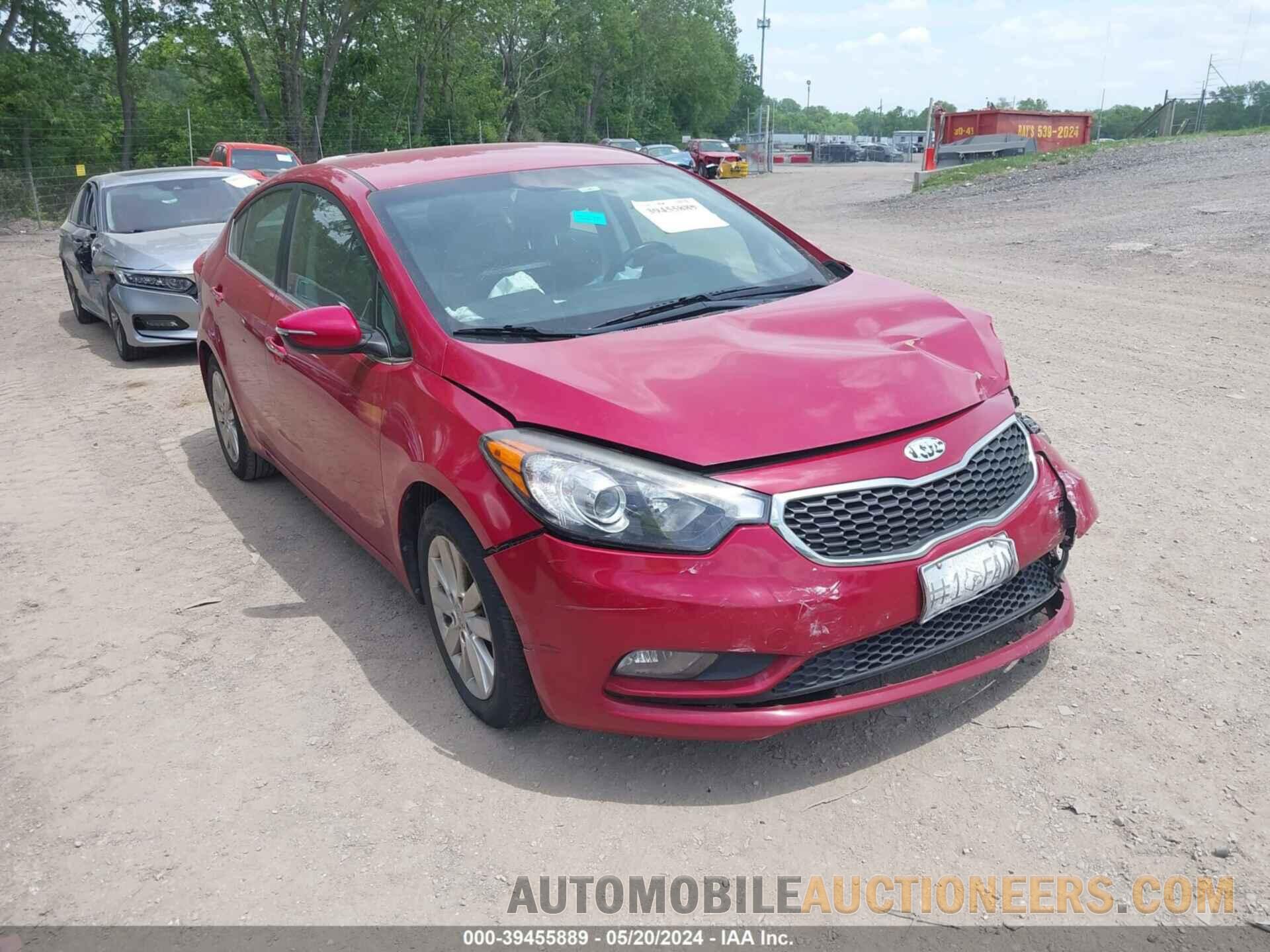 KNAFX4A82E5104045 KIA FORTE 2014