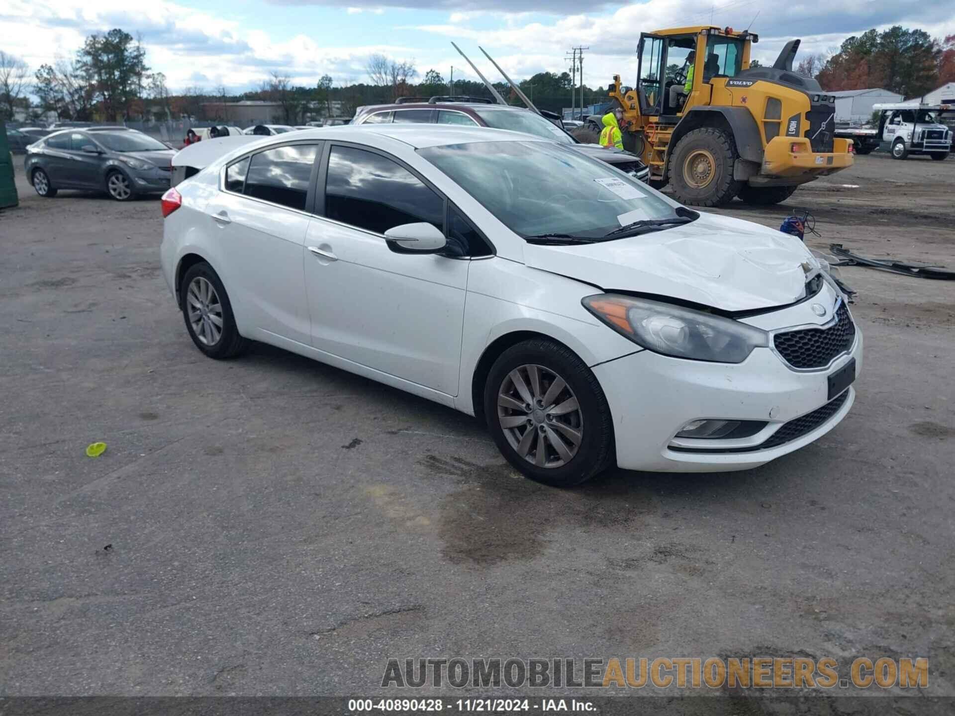 KNAFX4A84E5050411 KIA FORTE 2014