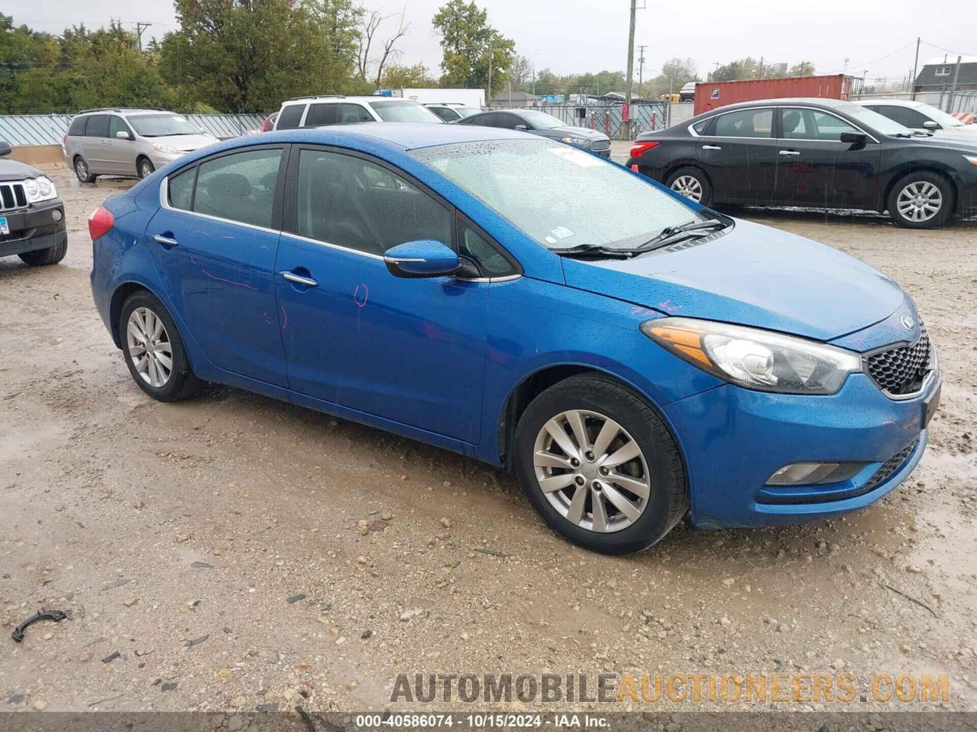 KNAFX4A84E5112423 KIA FORTE 2014