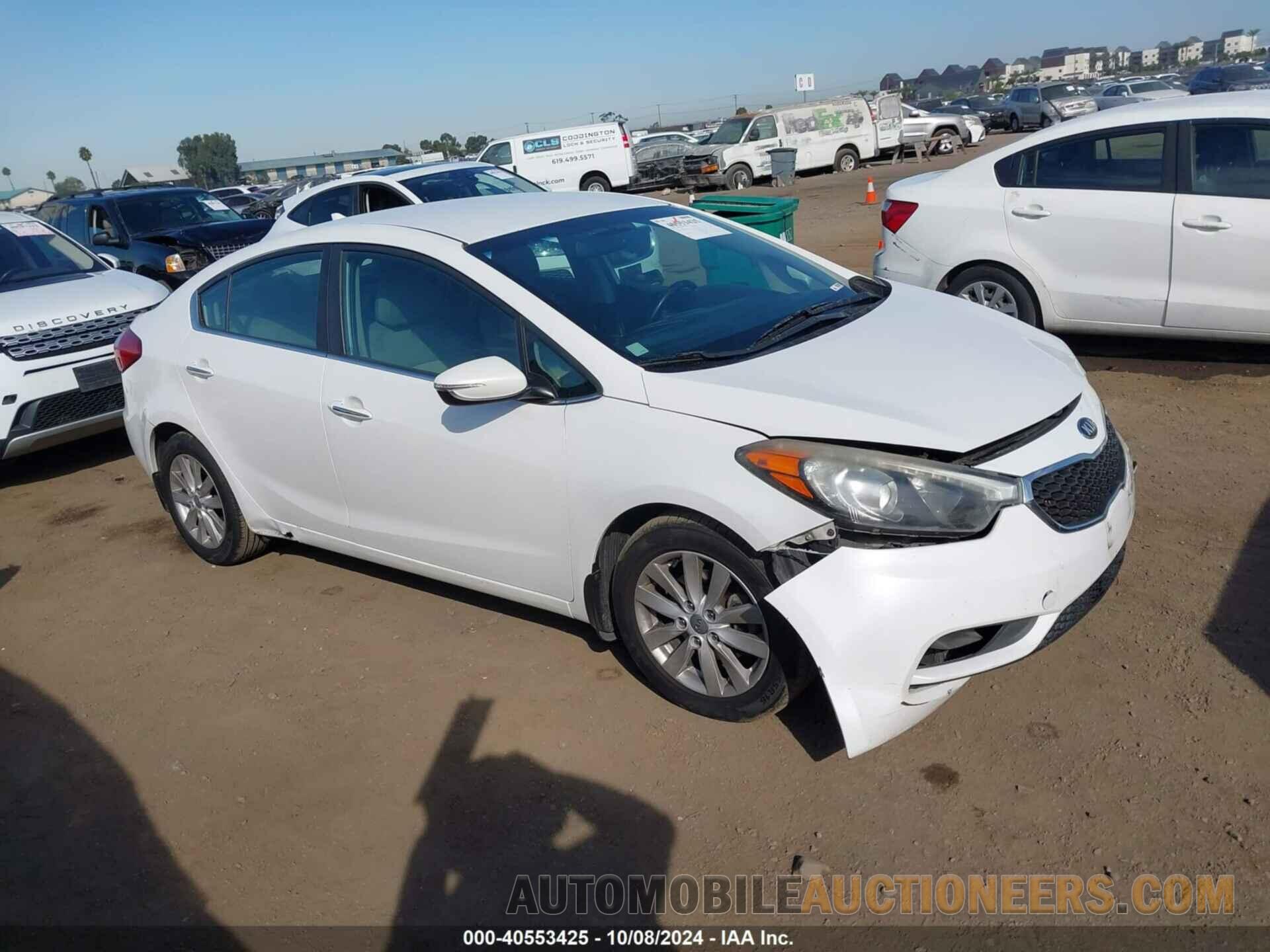 KNAFX4A88E5123196 KIA FORTE 2014